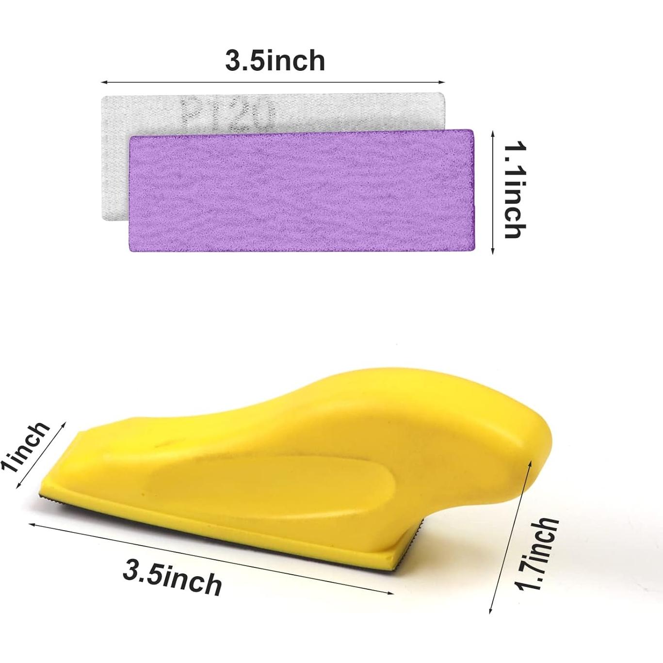 Kit de Papel de Lija MAXMAN 70PCS Húmedo y Seco 80-600 Grano