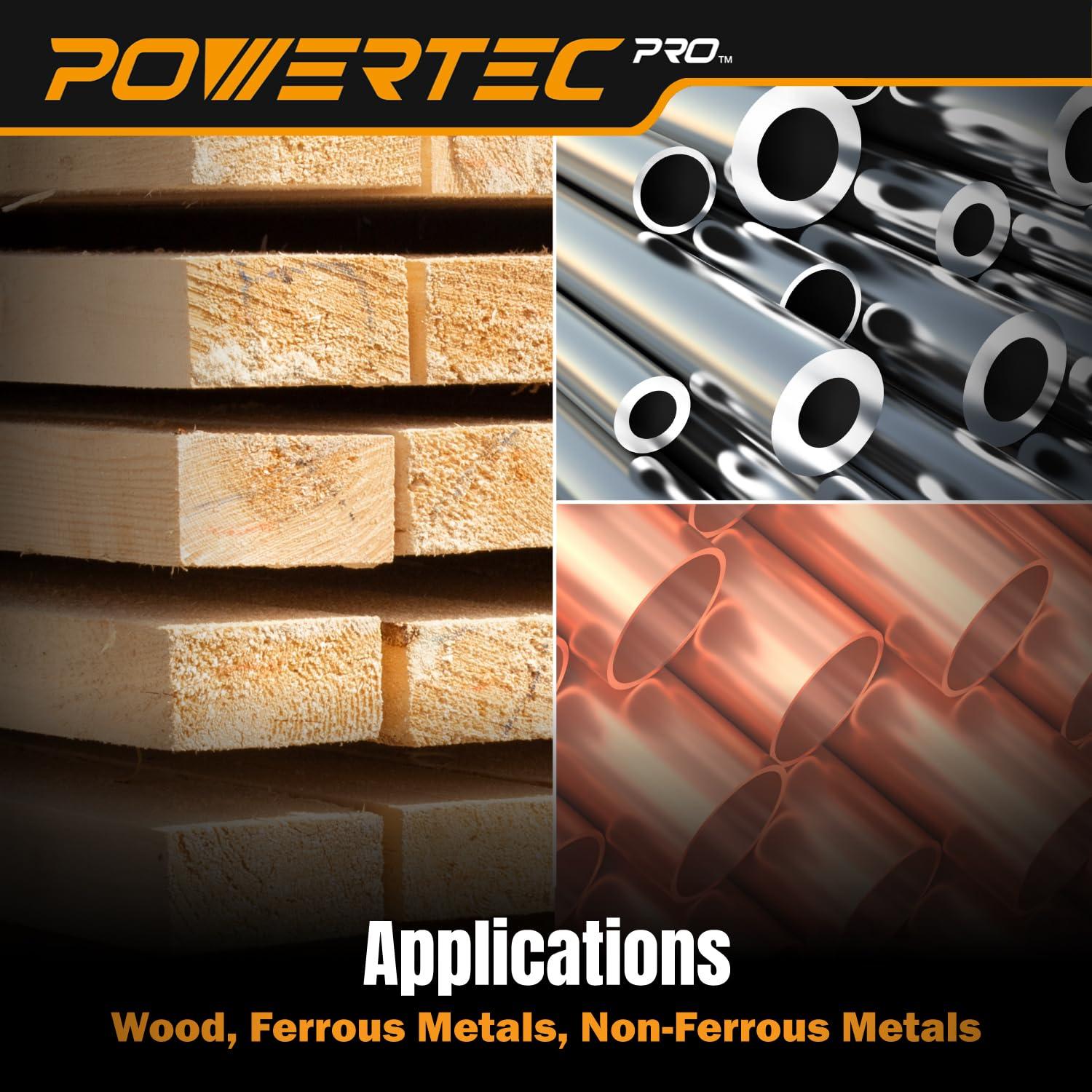 Discos de Lijado 5" POWERTEC PRO Grano 40/60/80/120/220