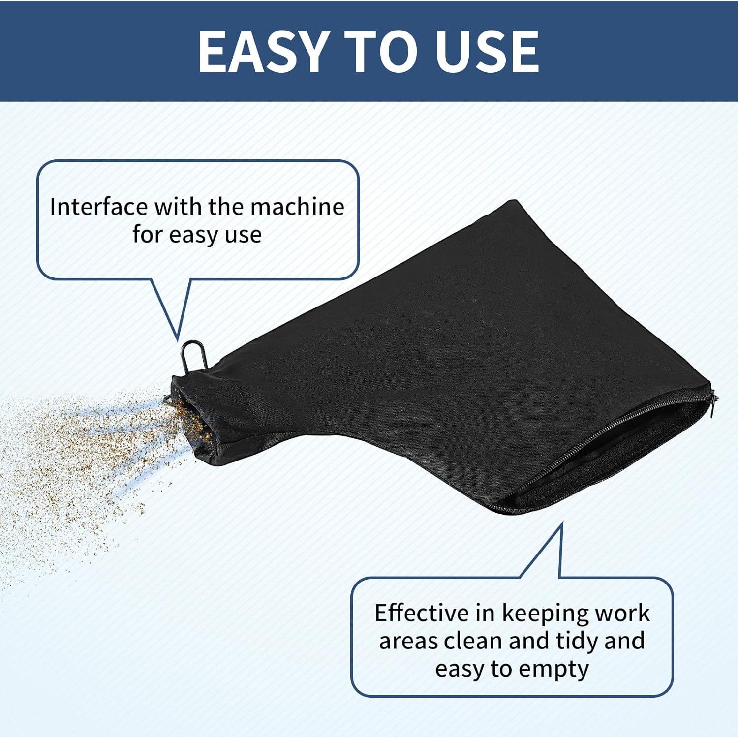 Bolsa de polvo para sierra ingletadora CCTIVED 255 2 piezas