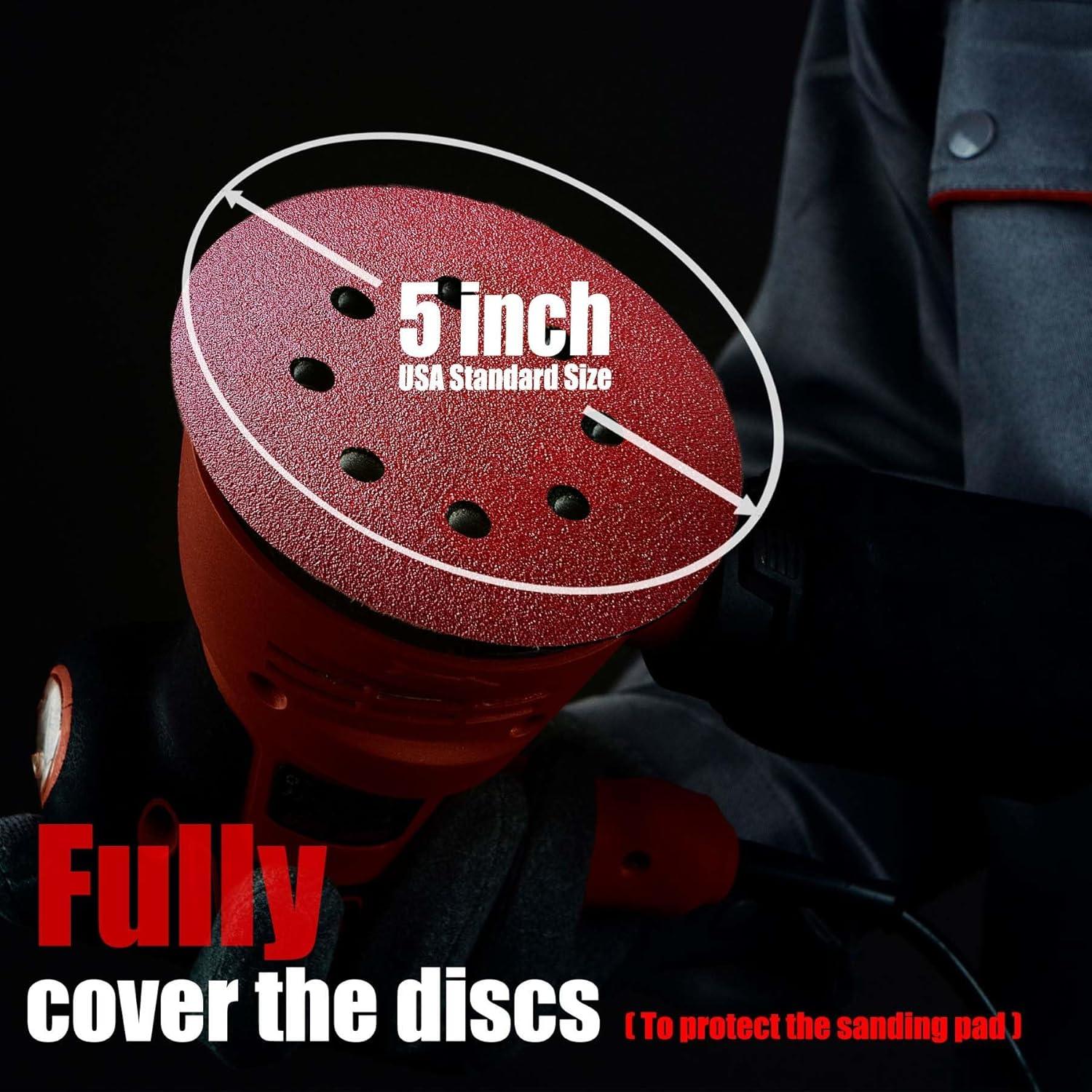 Discos de Lijado 12,7 cm Faoyoon 100 Pcs Granos Variados