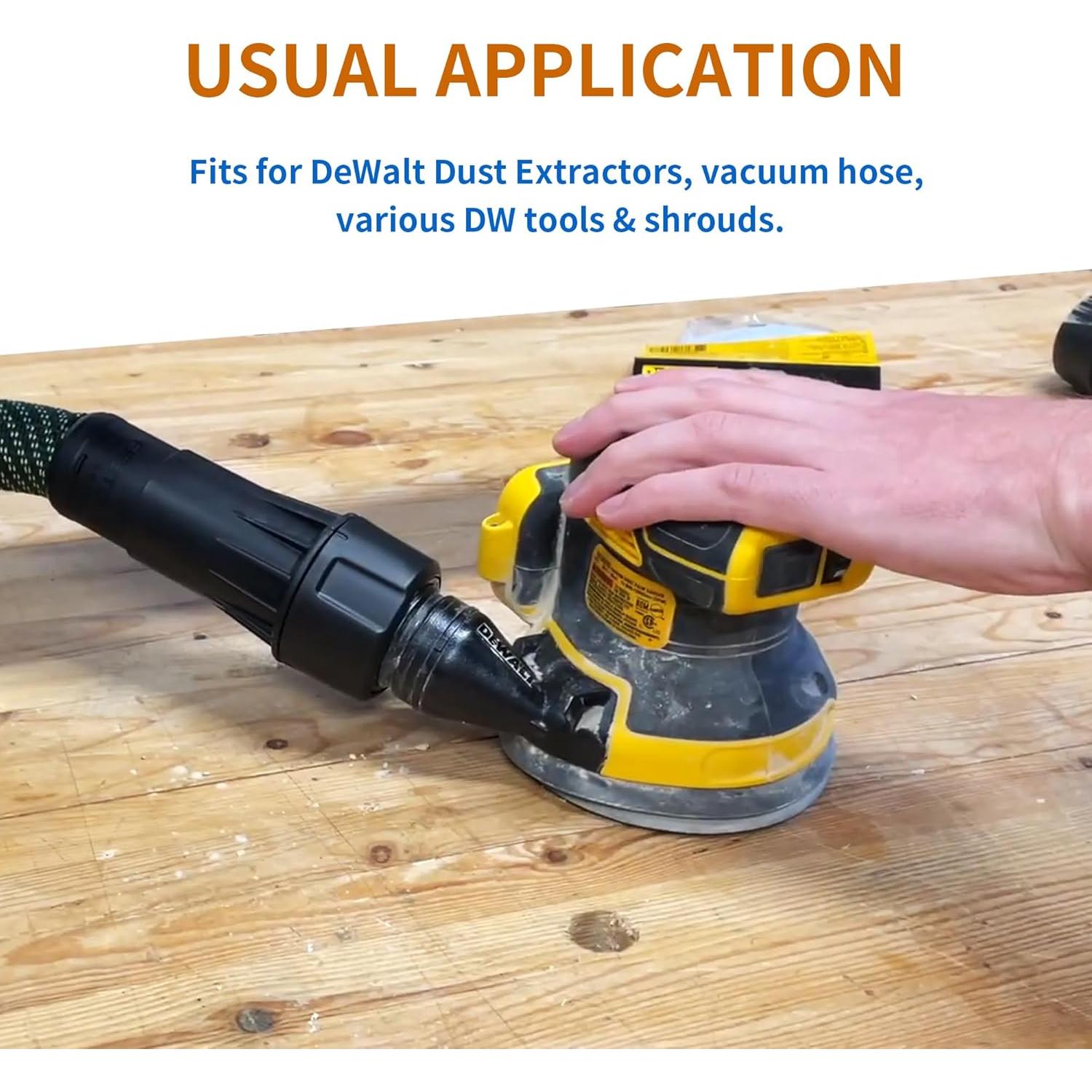 Adaptador Rápido Universal DeWalt DWV9000 para Aspiradoras