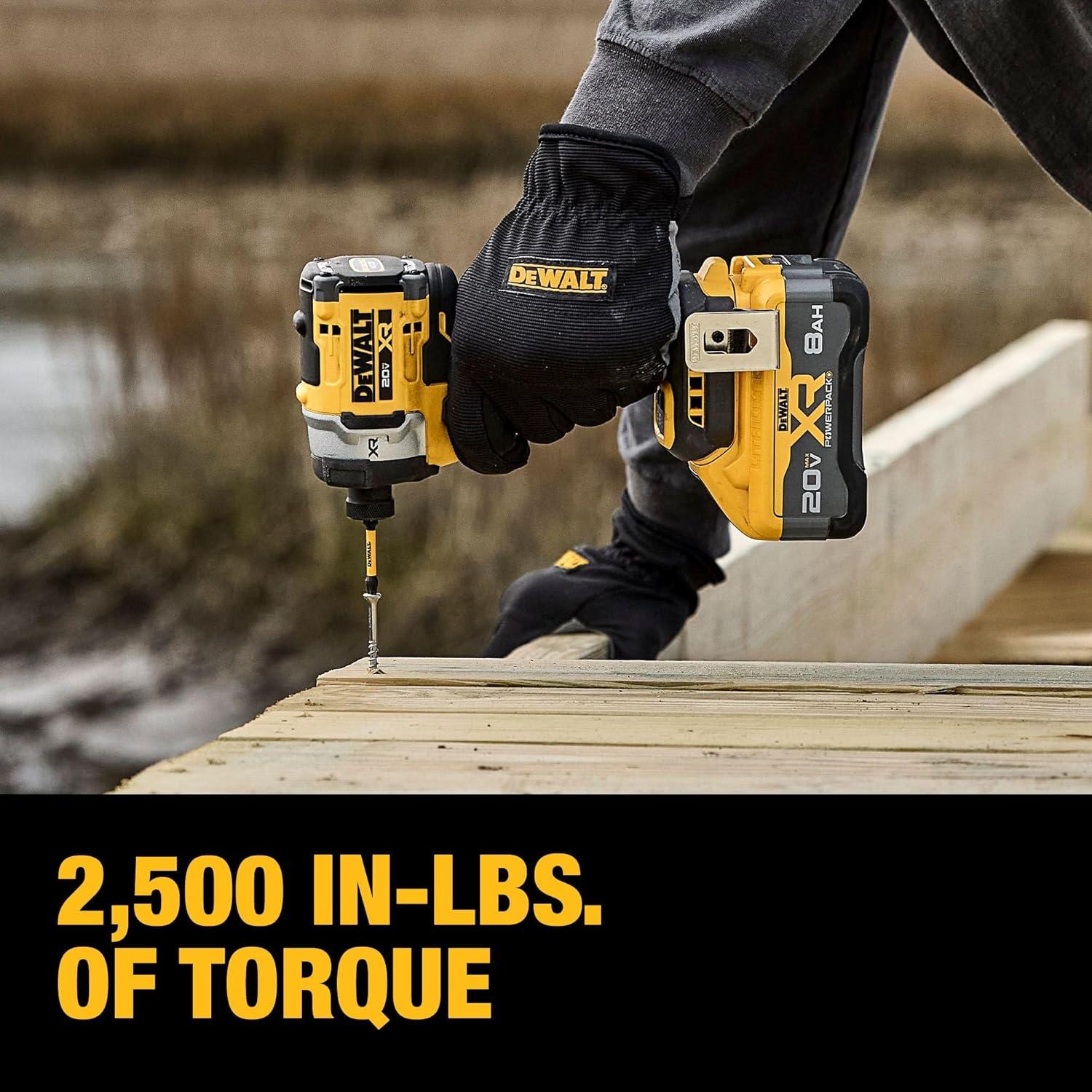 Destornillador de Impacto Inalámbrico DEWALT 20V 283.5 Nm
