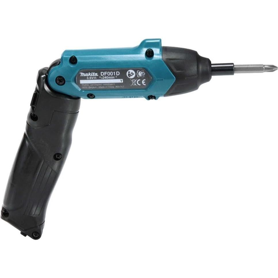 Destornillador Hexagonal 3.6V Makita DF001DW con 81 Puntas