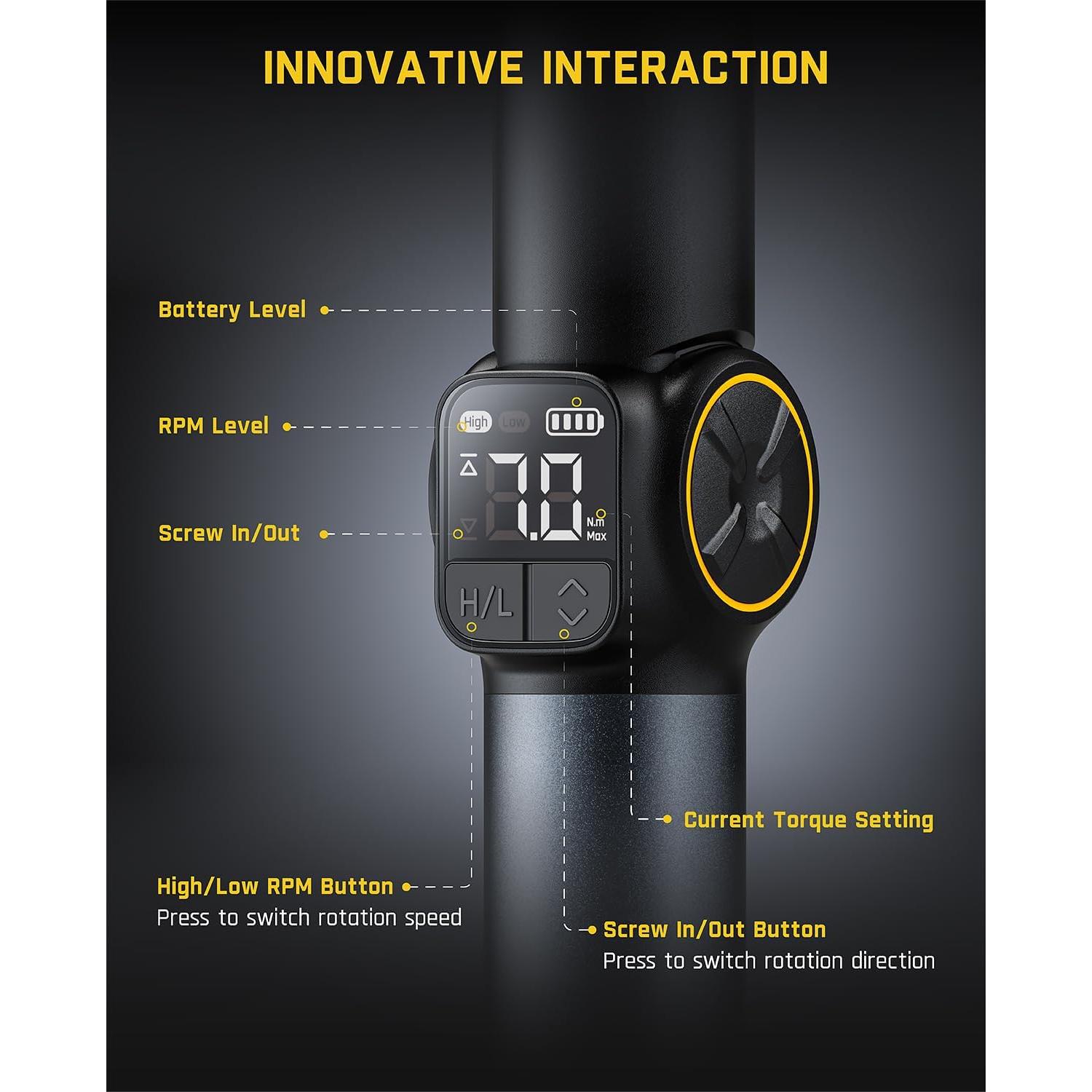 Destornillador Eléctrico Fanttik S1 APEX 3.7V 7N.m Torque
