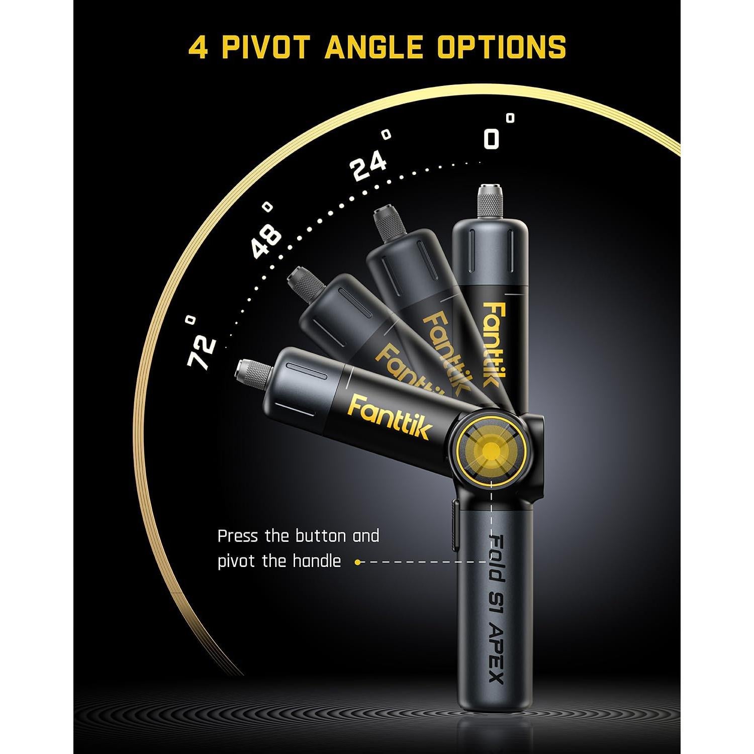 Destornillador Eléctrico Fanttik S1 APEX 3.7V 7N.m Torque