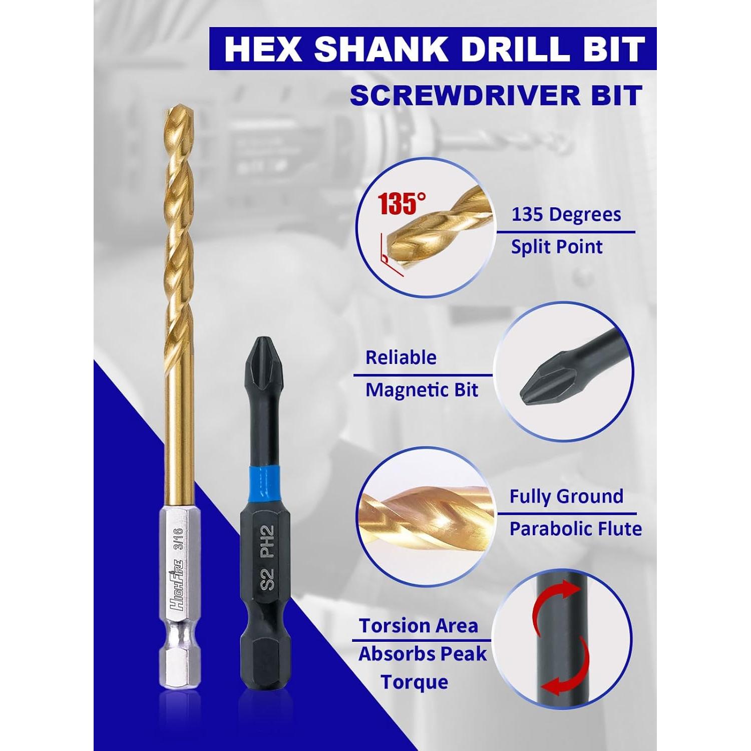 Juego de 48 Piezas de Puntas de Destornillador JEFE HEX