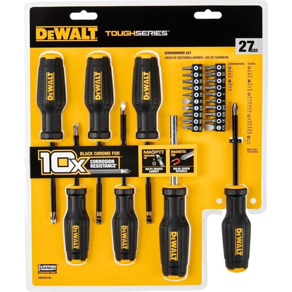 Destornillador DEWALT DWHT65104 27PC Ergonómico