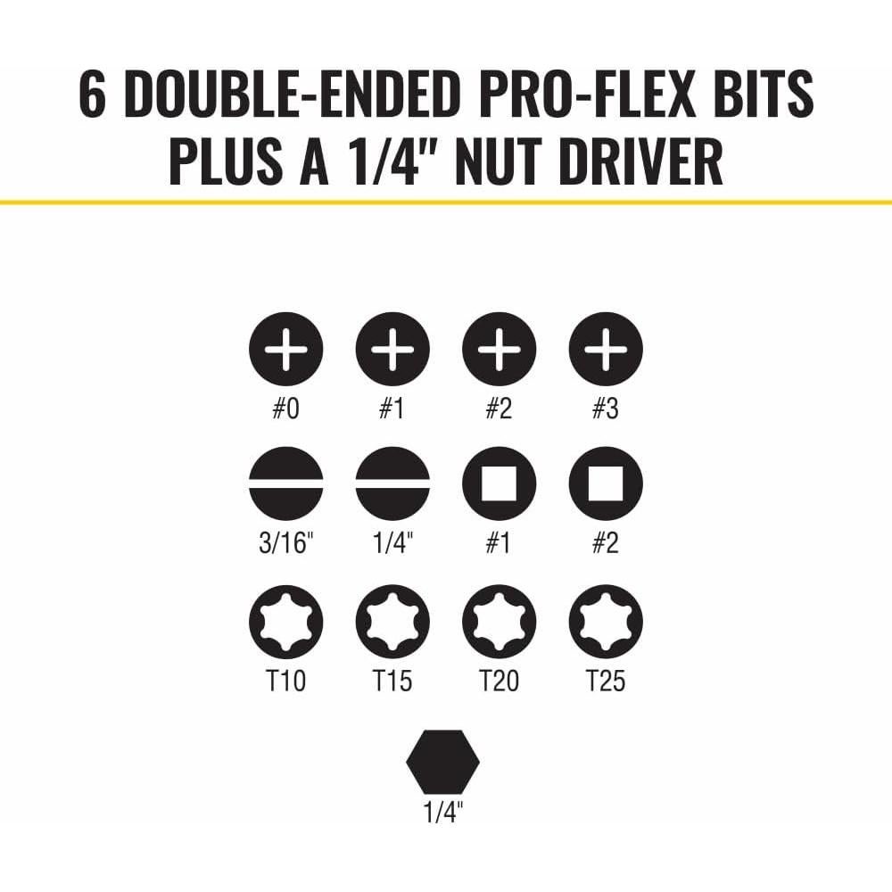 Destornillador Klein Tools 13 en 1 con bits de impacto