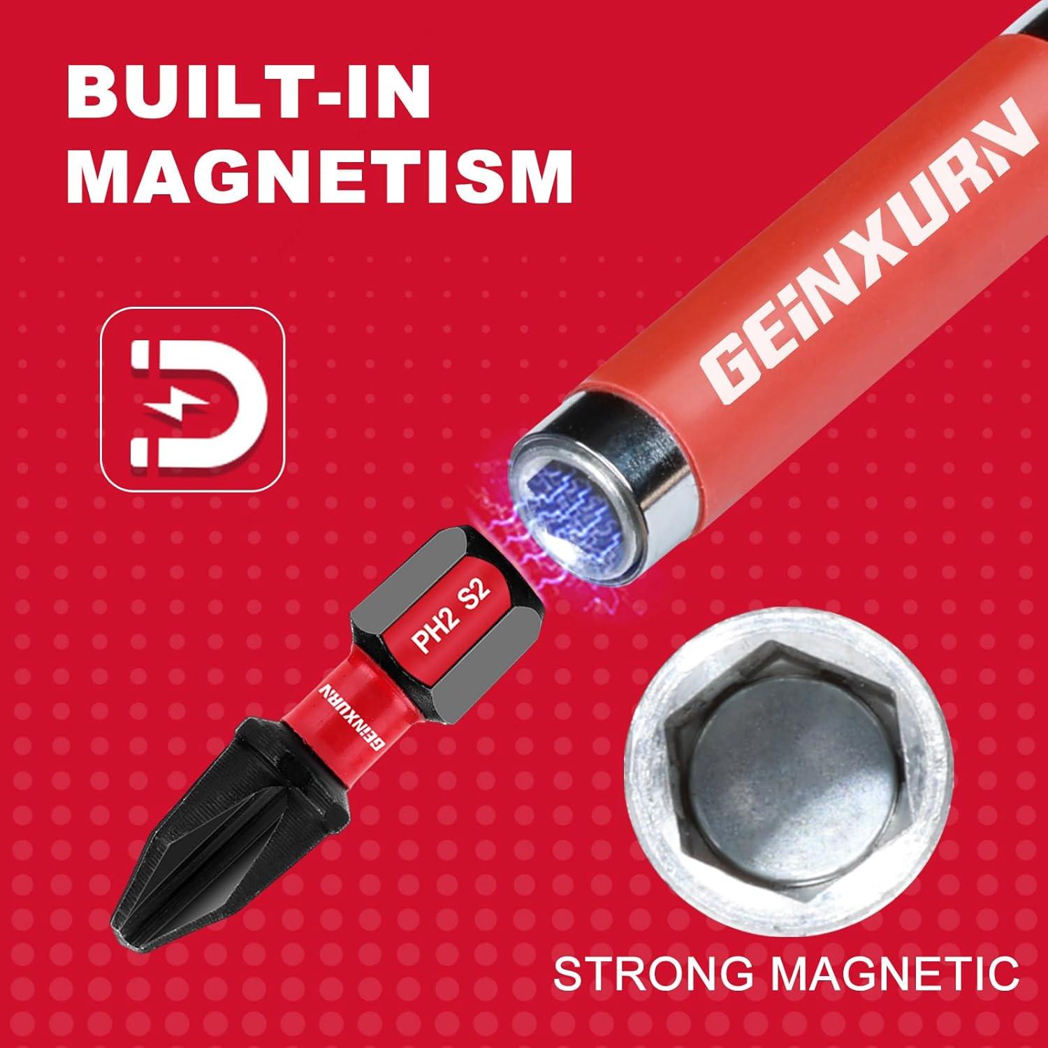 5 Piezas Soporte de Broca Magnético GEINXURN GSLB005