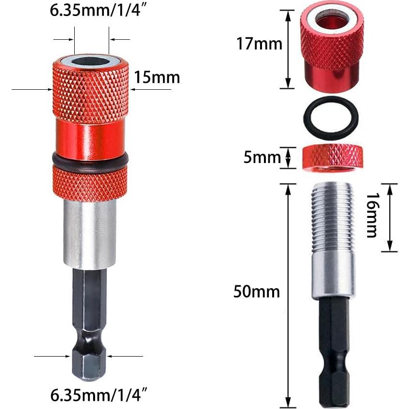 2 Soportes de Punta Destornillador Ajustable Saipe PH2