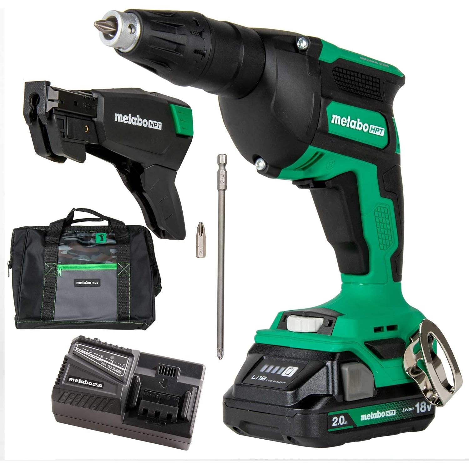 Atornillador de Placas de Yeso Inalámbrico Metabo HPT 18V