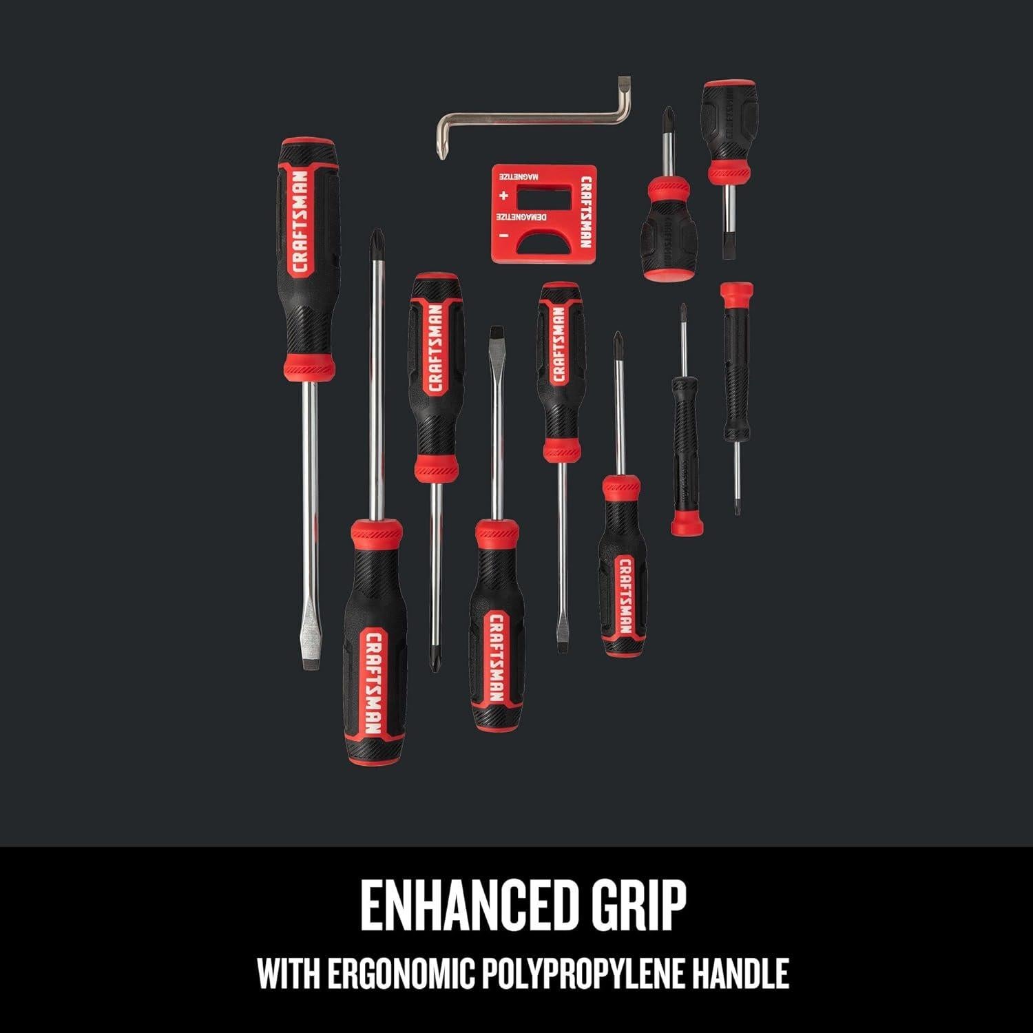 Juego de Destornilladores CRAFTSMAN 12 Piezas Bi-Material