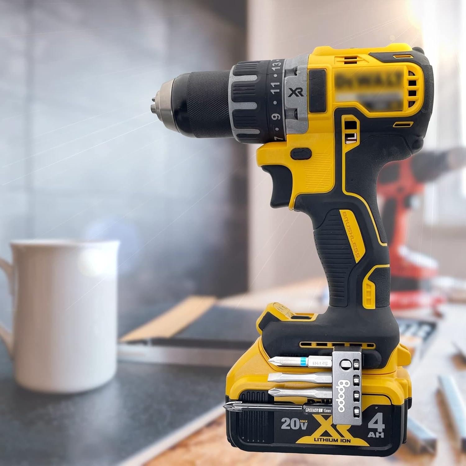 Soporte de Bits de Aluminio BPOPO para Taladro Dewalt 1/4"