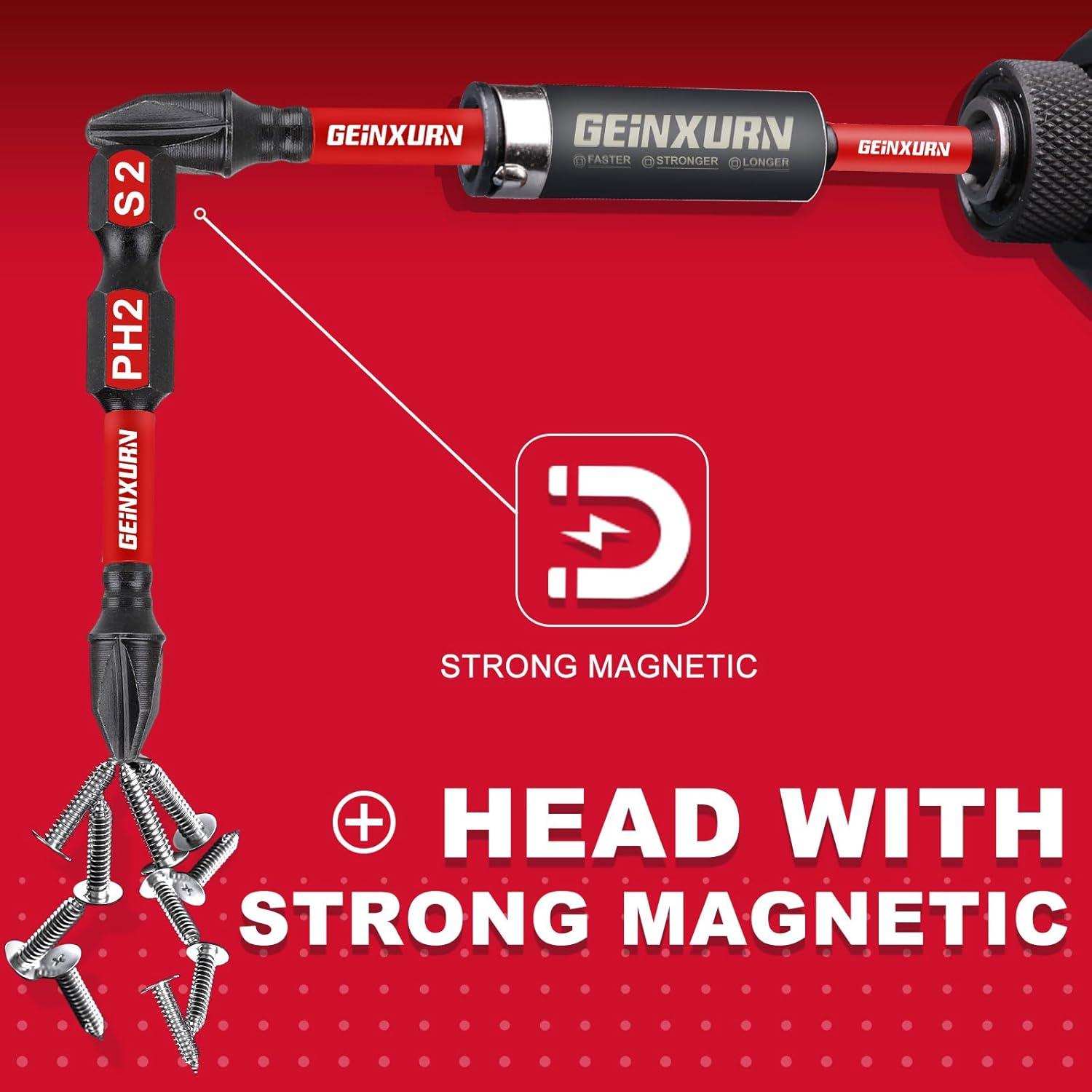 Juego de 90 Puntas de Destornillador GEINXURN Acero S2