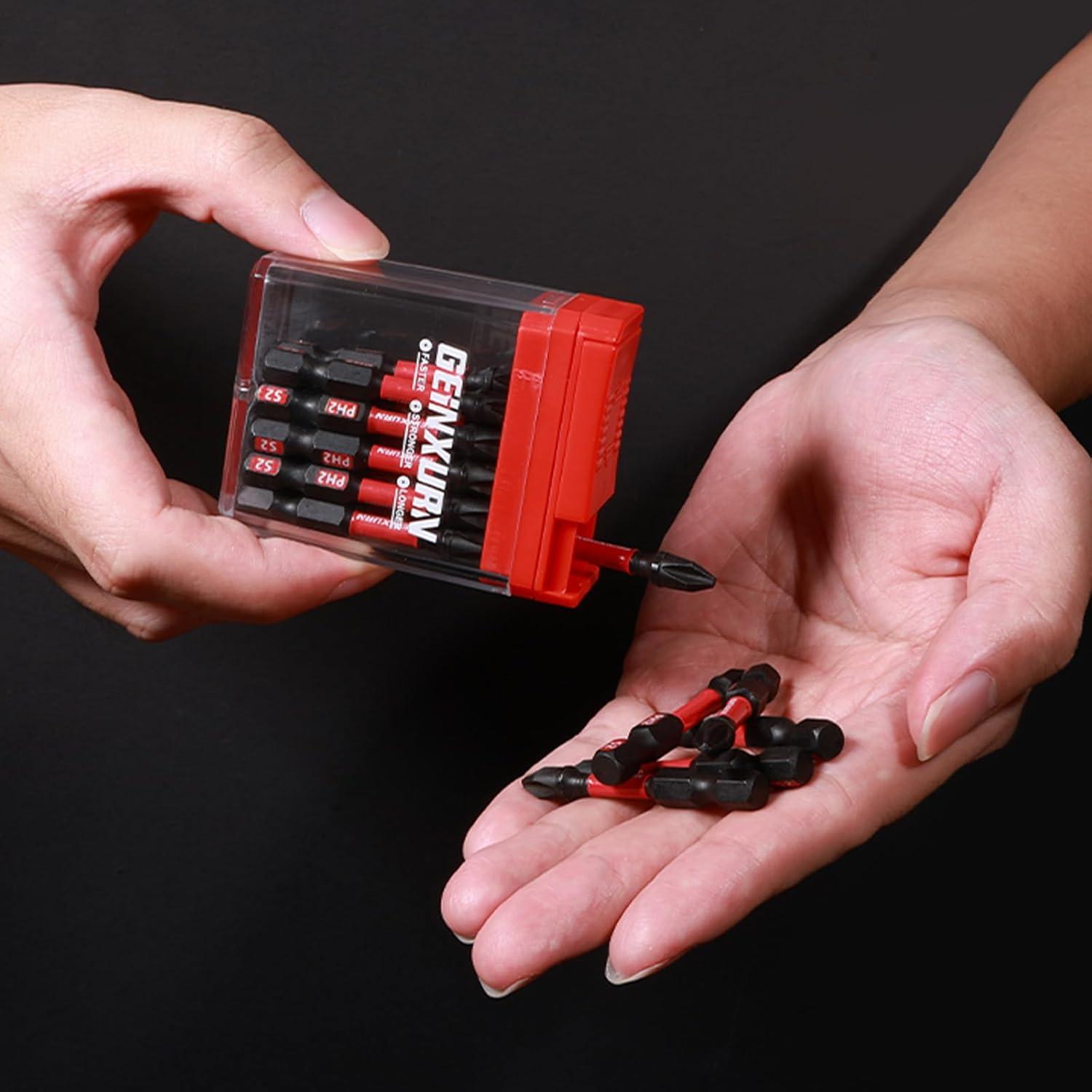 Juego de 90 Puntas de Destornillador GEINXURN Acero S2