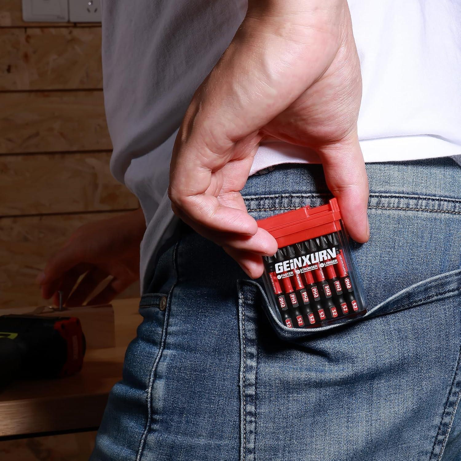 Juego de 90 Puntas de Destornillador GEINXURN Acero S2