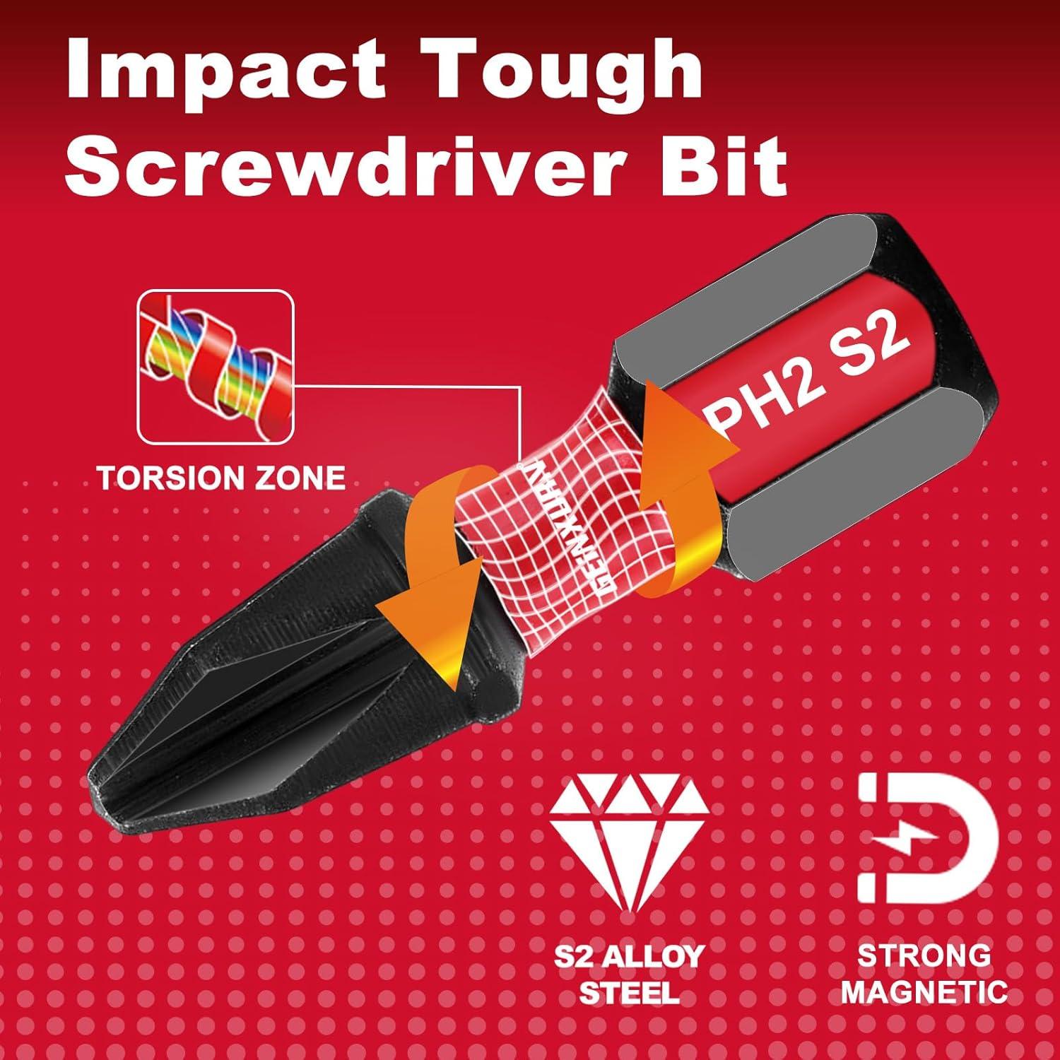 Soporte de Punta de Destornillador GEINXURN 65 mm 10 Piezas