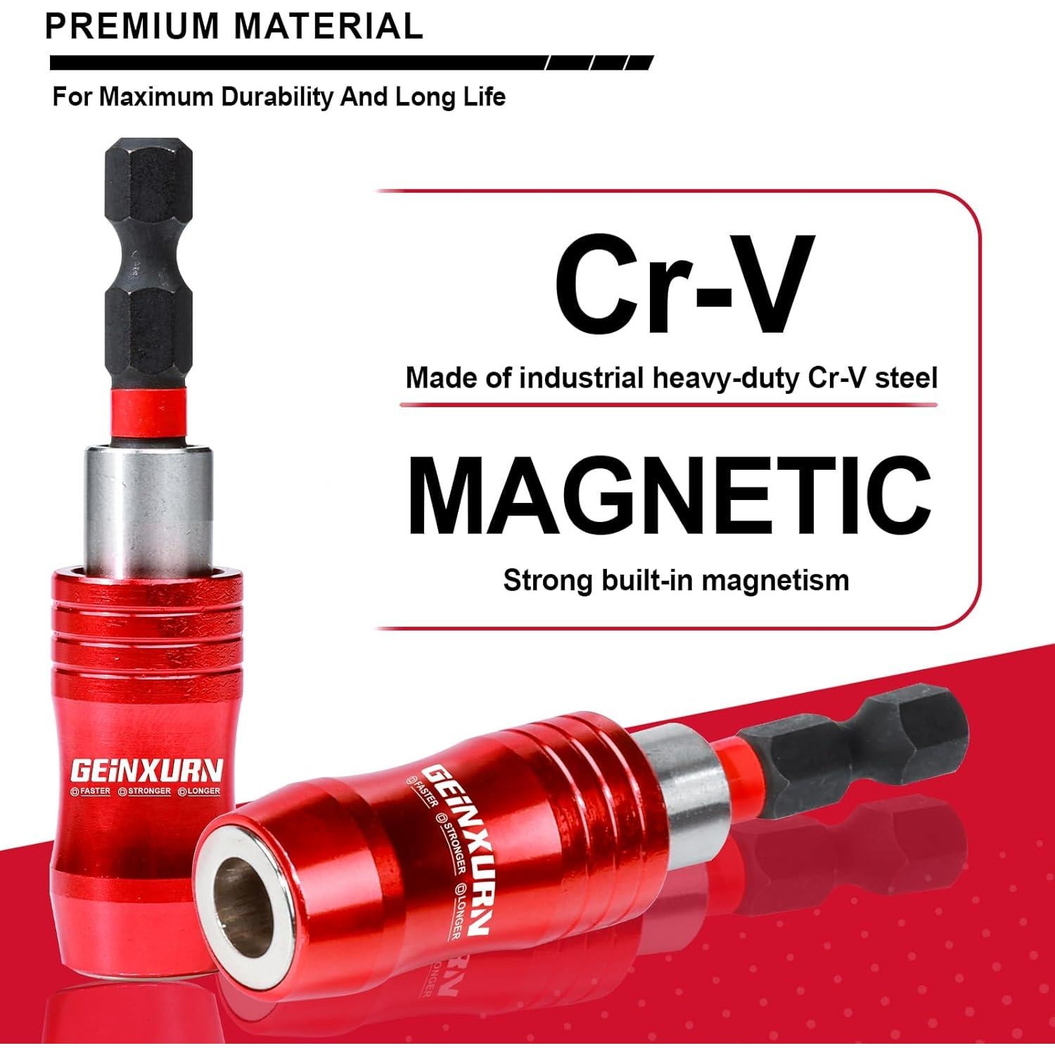 Soporte de Punta de Destornillador GEINXURN 65 mm 10 Piezas