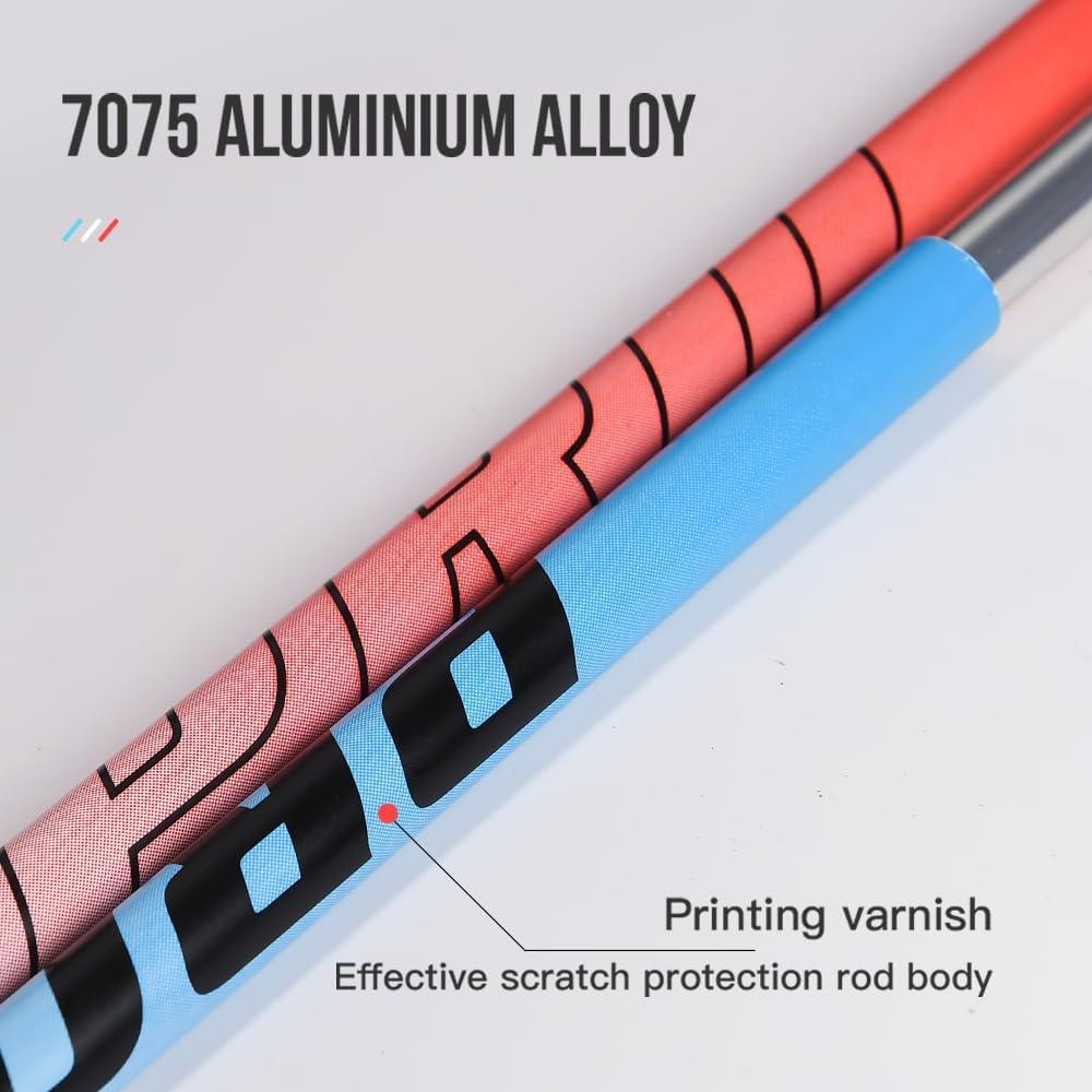 AONIJIE Bastones de Senderismo 110cm y 120cm Antichoque