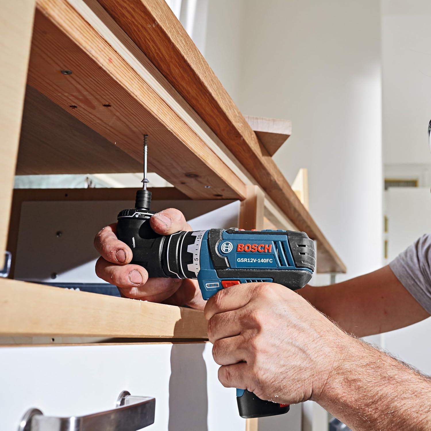 Taladro Atornillador BOSCH GSR12V-140FCB22 12V Flexiclick 5-en-1