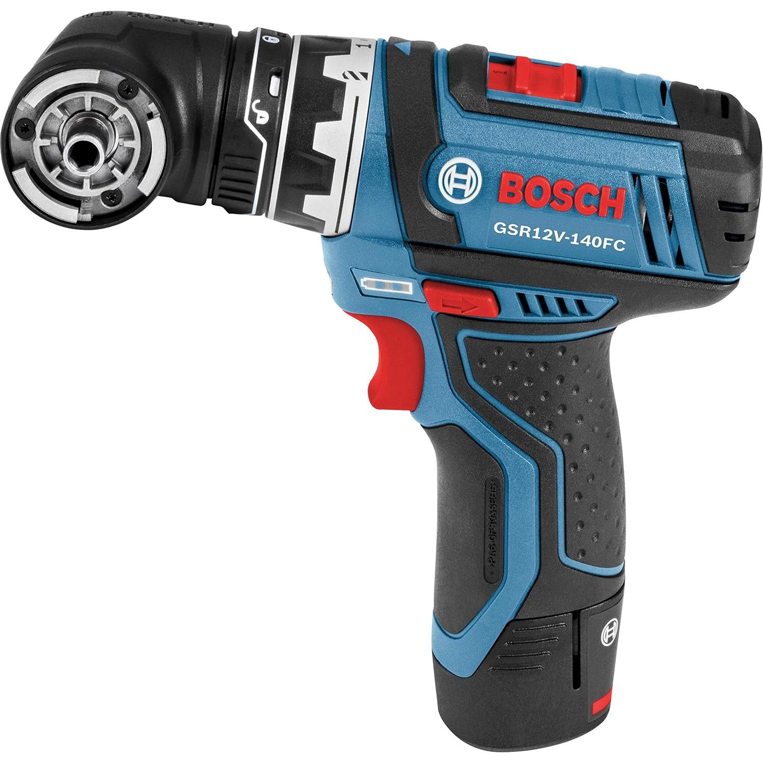 Taladro Atornillador BOSCH GSR12V-140FCB22 12V Flexiclick 5-en-1