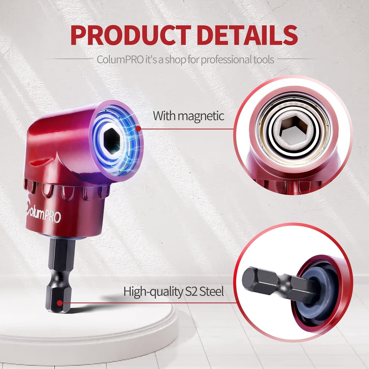 Adaptador de Conductor ColumPRO 1/4" 105° Magnético 2PCS