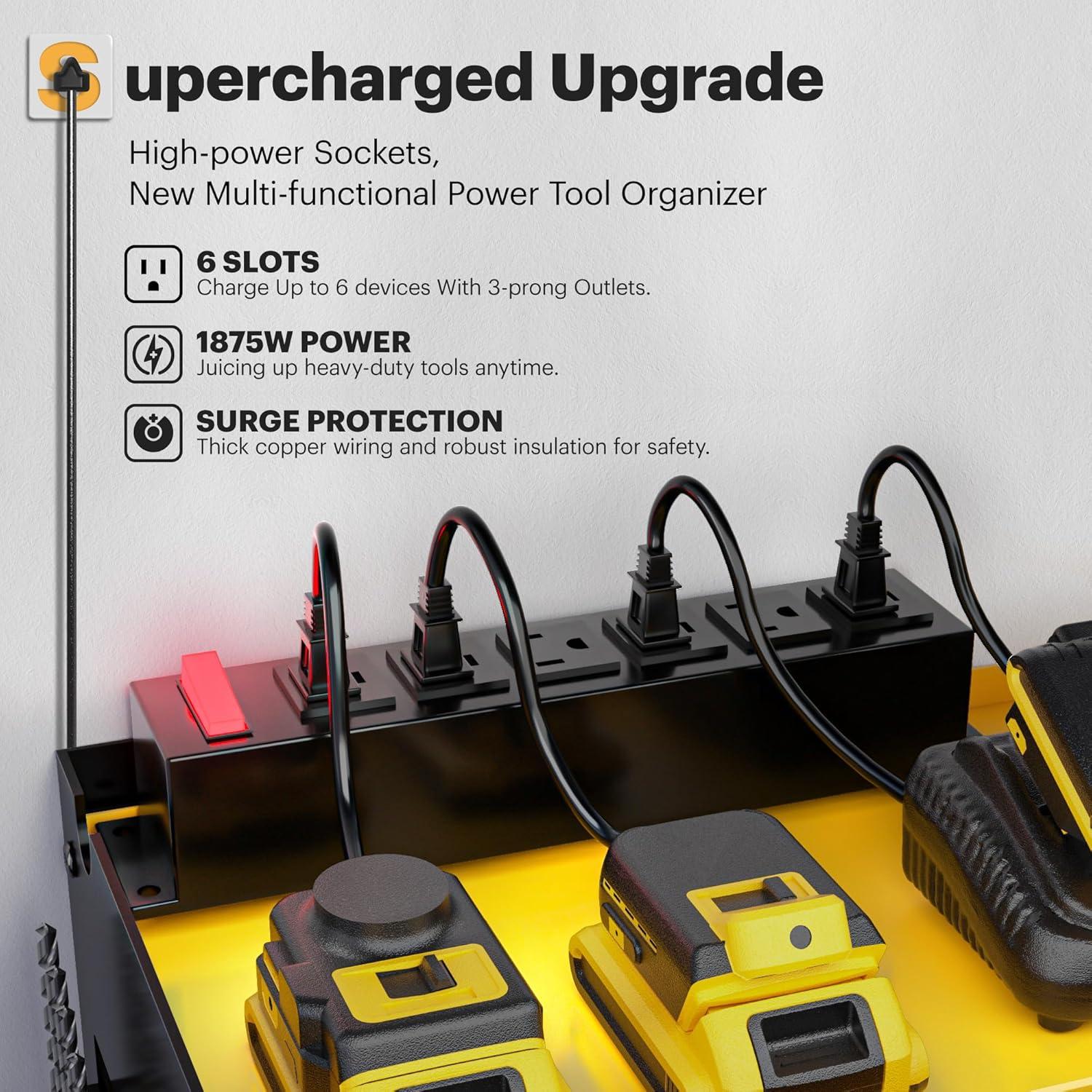 Organizador de Herramientas Spampur 8 Espacios Carga 45kg