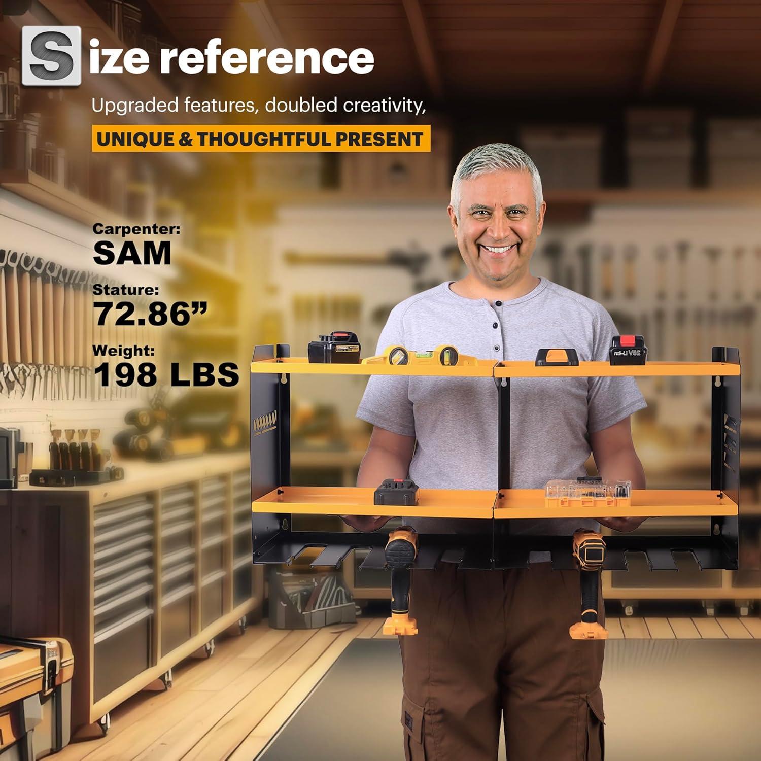 Organizador de Herramientas Spampur 8 Espacios Carga 45kg