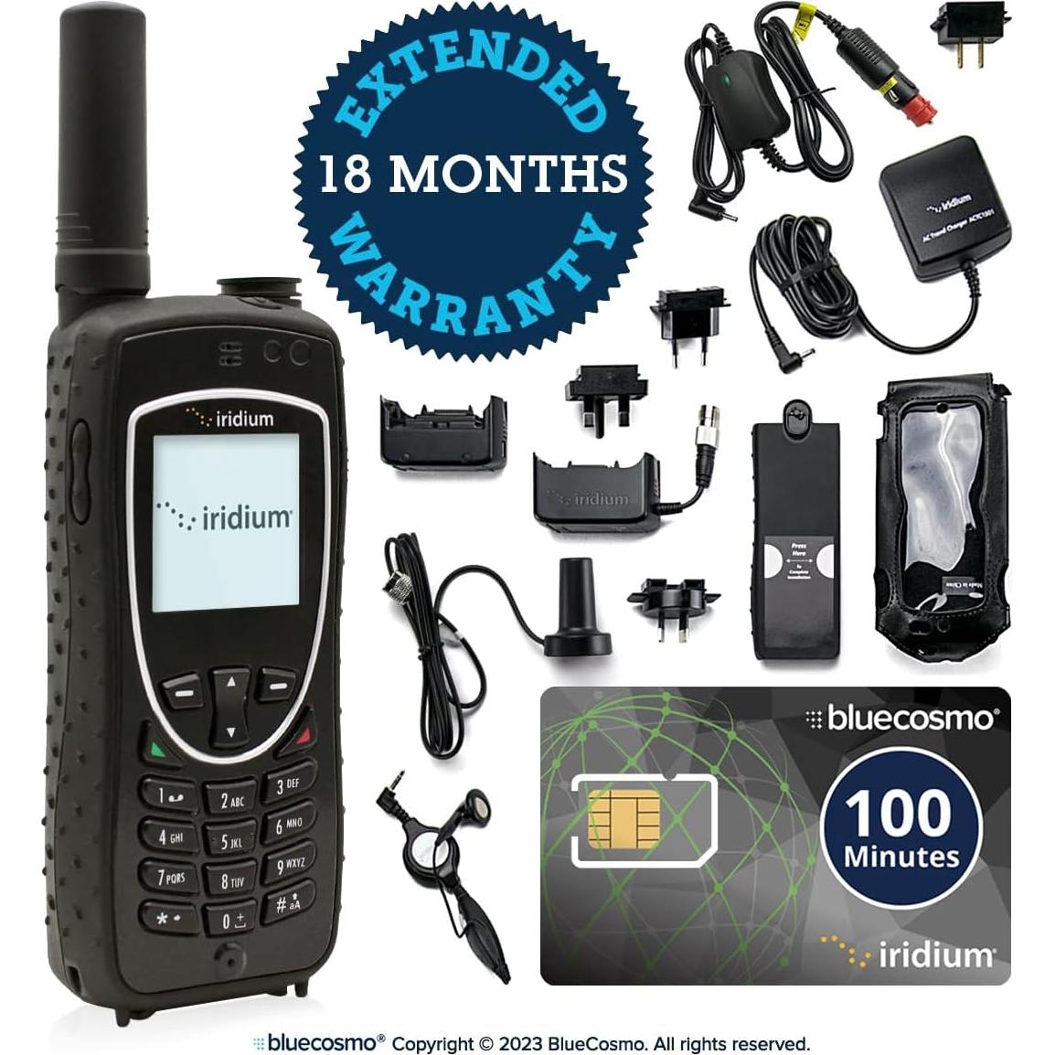 Teléfono Satelital Iridium Extreme BlueCosmo 100 Minutos Global
