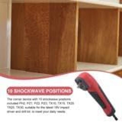 Adaptador de Taladro Tookie 90° Mango ABS 2 Pcs