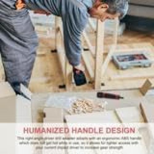 Adaptador de Taladro Tookie 90° Mango ABS 2 Pcs