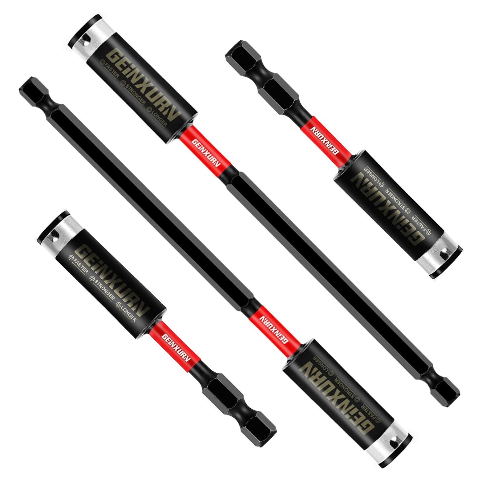 Soporte de Bit GEINXURN 4PCS Acero Aleado 3 y 6 Pulgadas