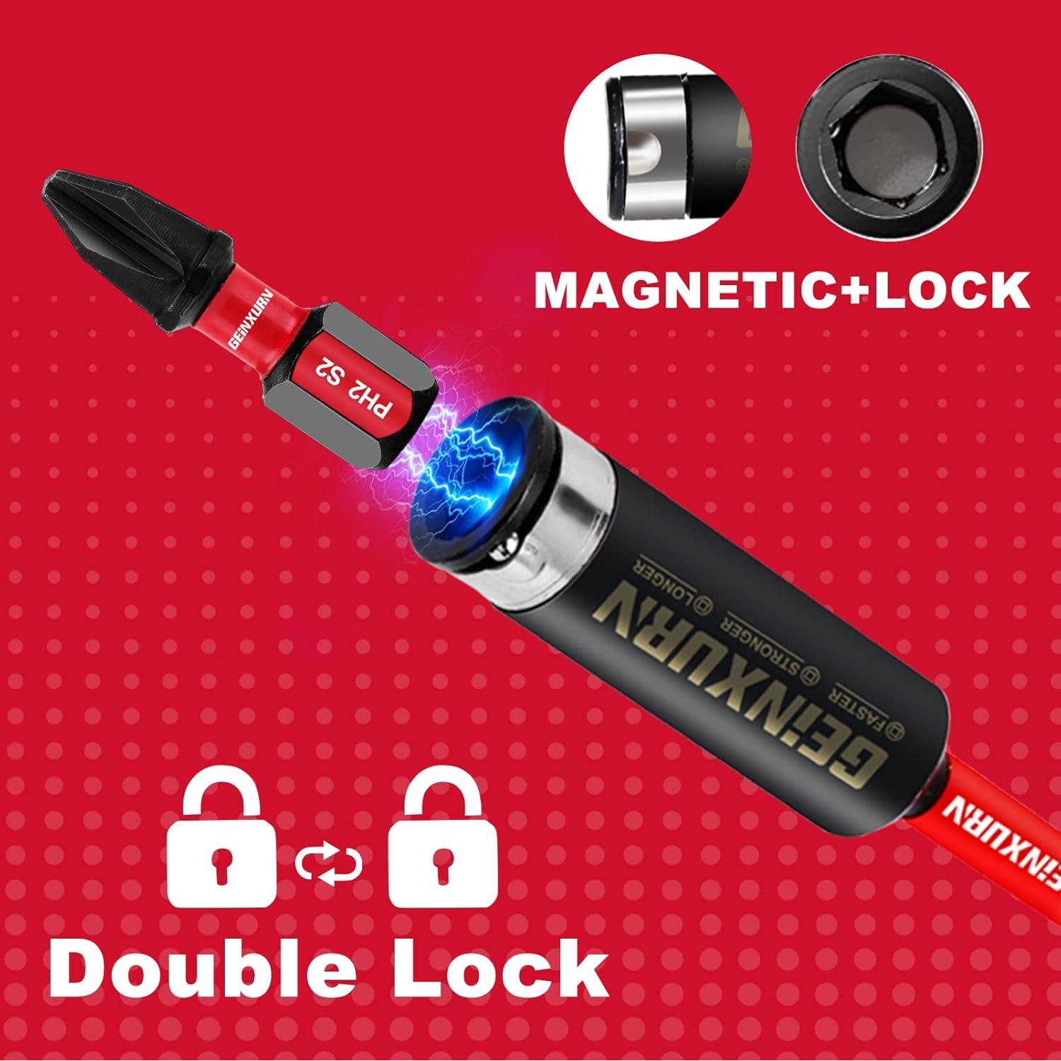 Soporte de Bit GEINXURN 4PCS Acero Aleado 3 y 6 Pulgadas