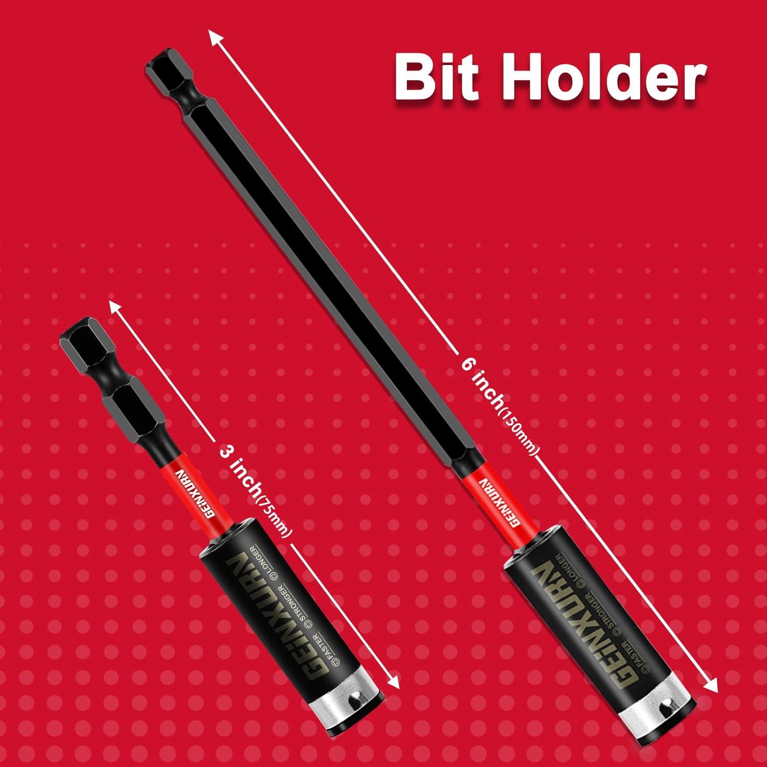 Soporte de Bit GEINXURN 4PCS Acero Aleado 3 y 6 Pulgadas