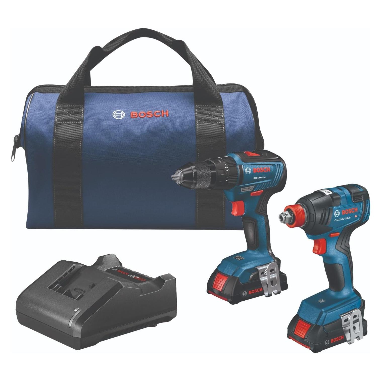 Kit Combo Bosch GXL18V-240B22 2 Herramientas 18V Sin Escobillas