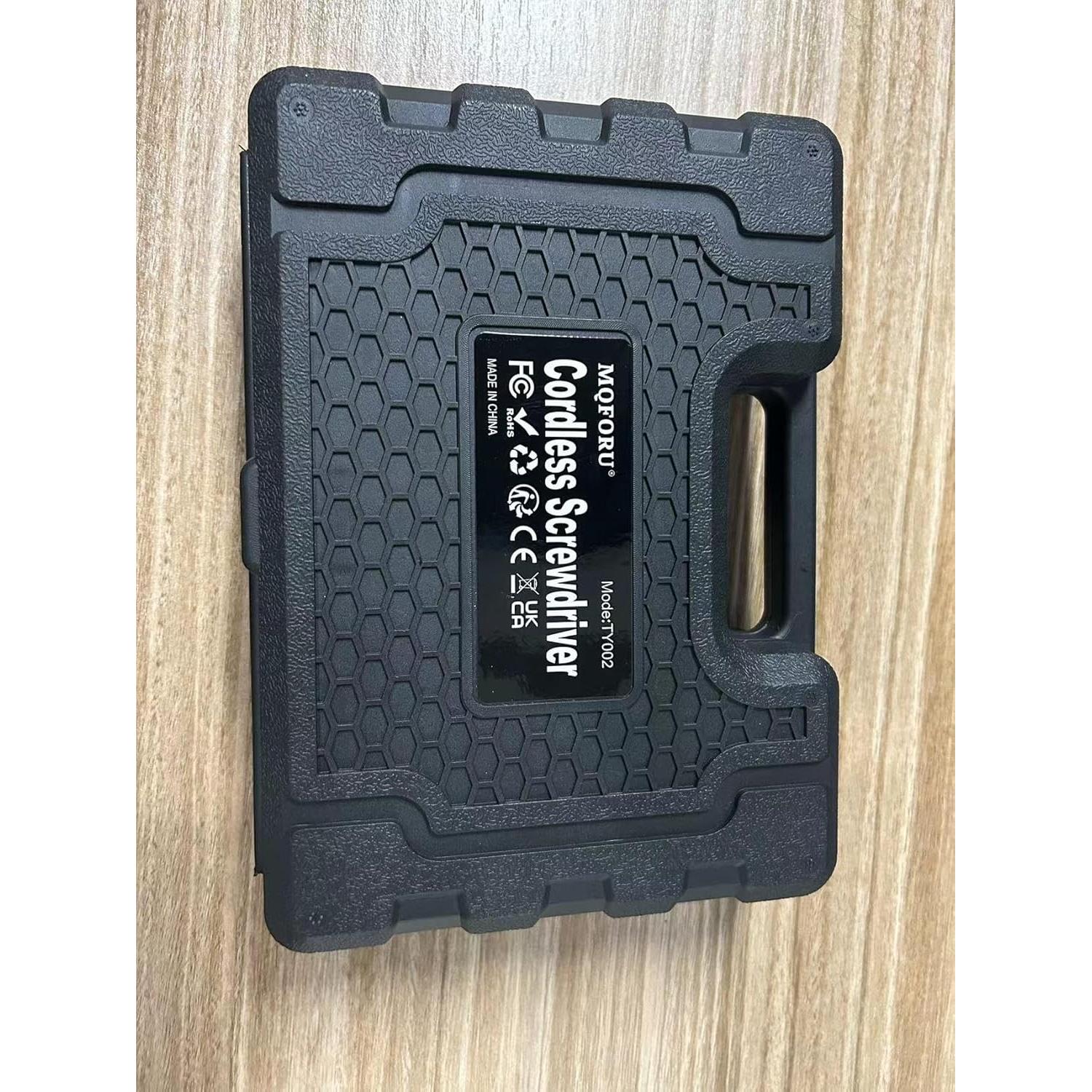 Destornillador Inalámbrico MQFORU 3.6V 47 en 1 con Luz LED