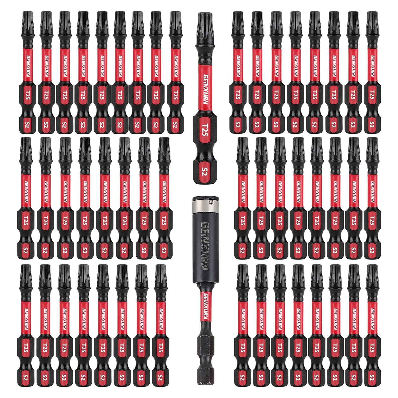 Juego de Puntas Torx T25 50 Piezas 5,08 cm GEINXURN