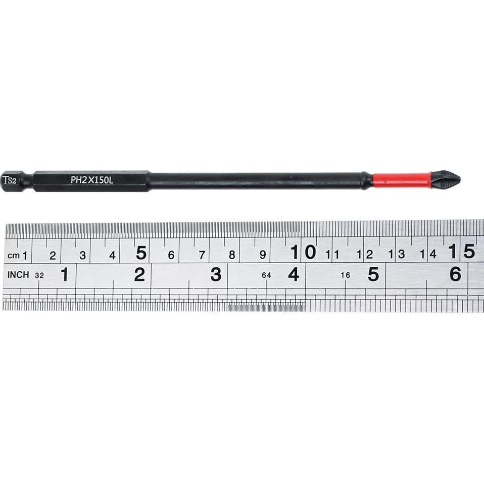 Juego de Puntas de Destornillador AUTOTOOLHOME 10 Piezas PH2