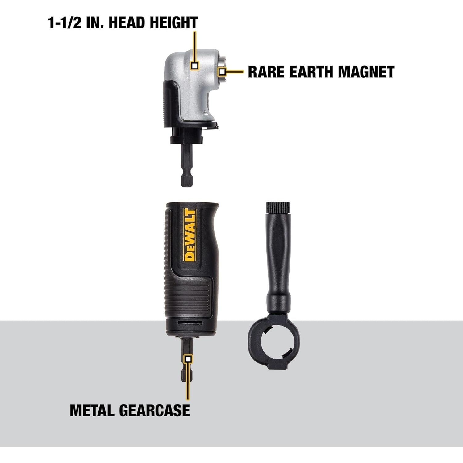 Adaptador de Taladro en Ángulo Derecho DEWALT DWAMRAFT 2 en 1
