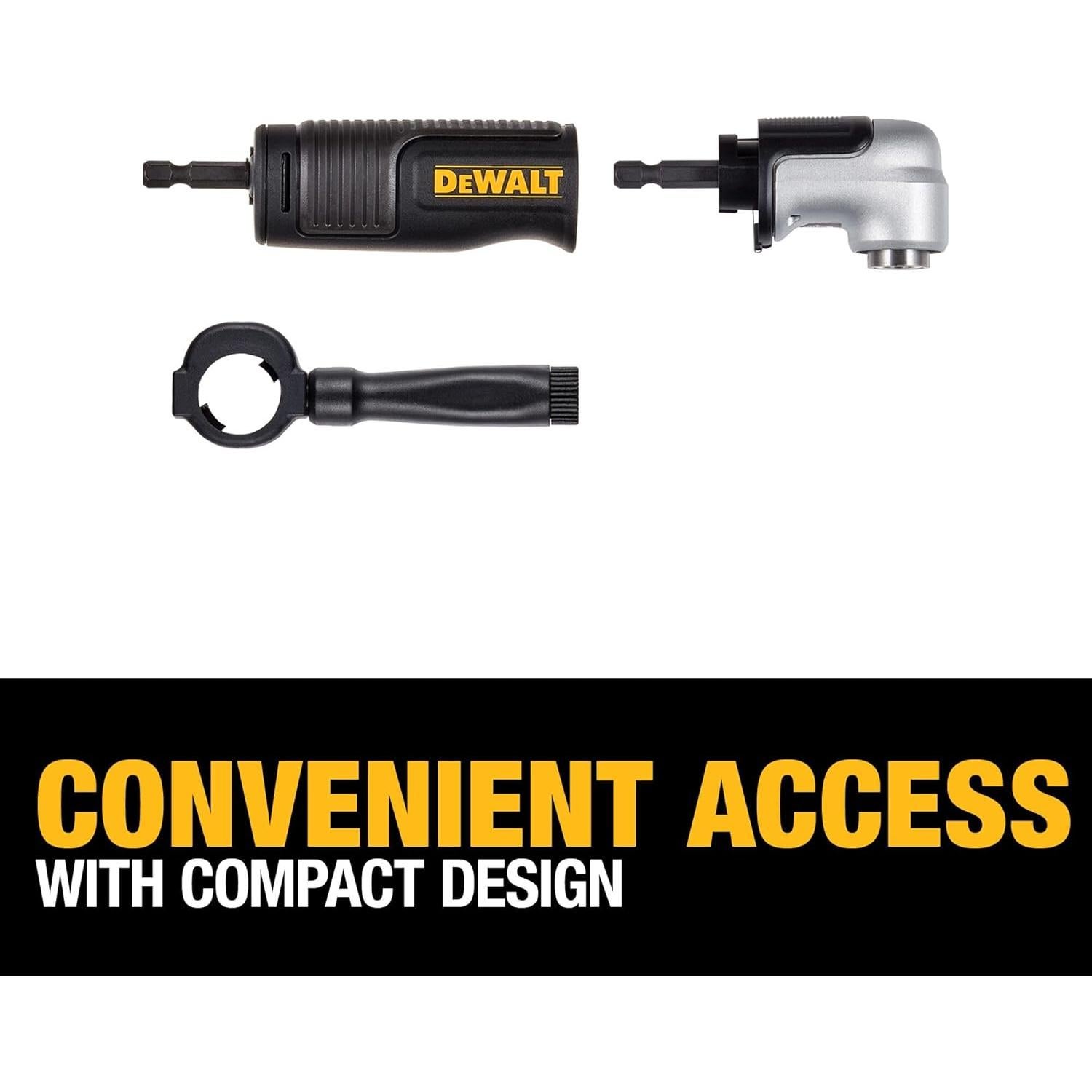 Adaptador de Taladro en Ángulo Derecho DEWALT DWAMRAFT 2 en 1