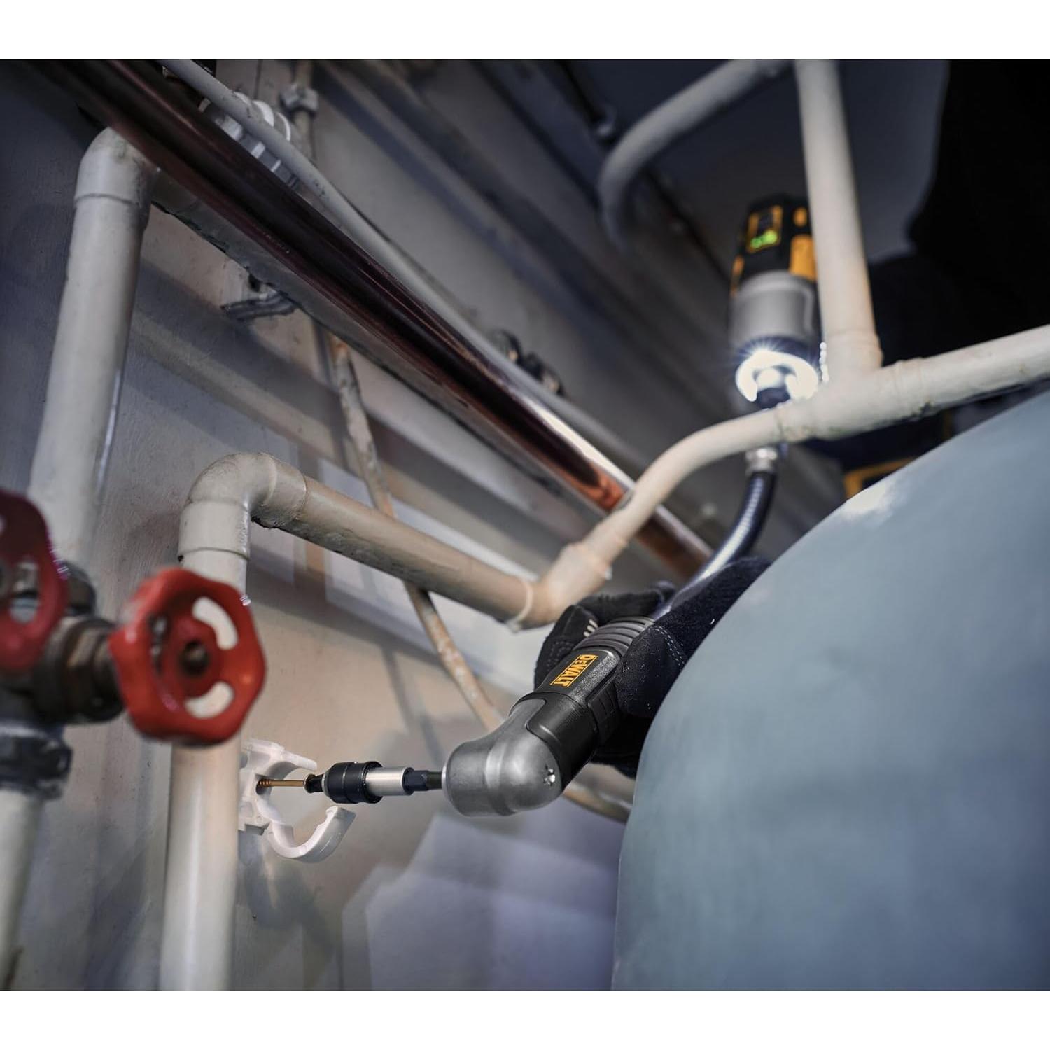 Adaptador de Taladro en Ángulo Derecho DEWALT DWAMRAFT 2 en 1