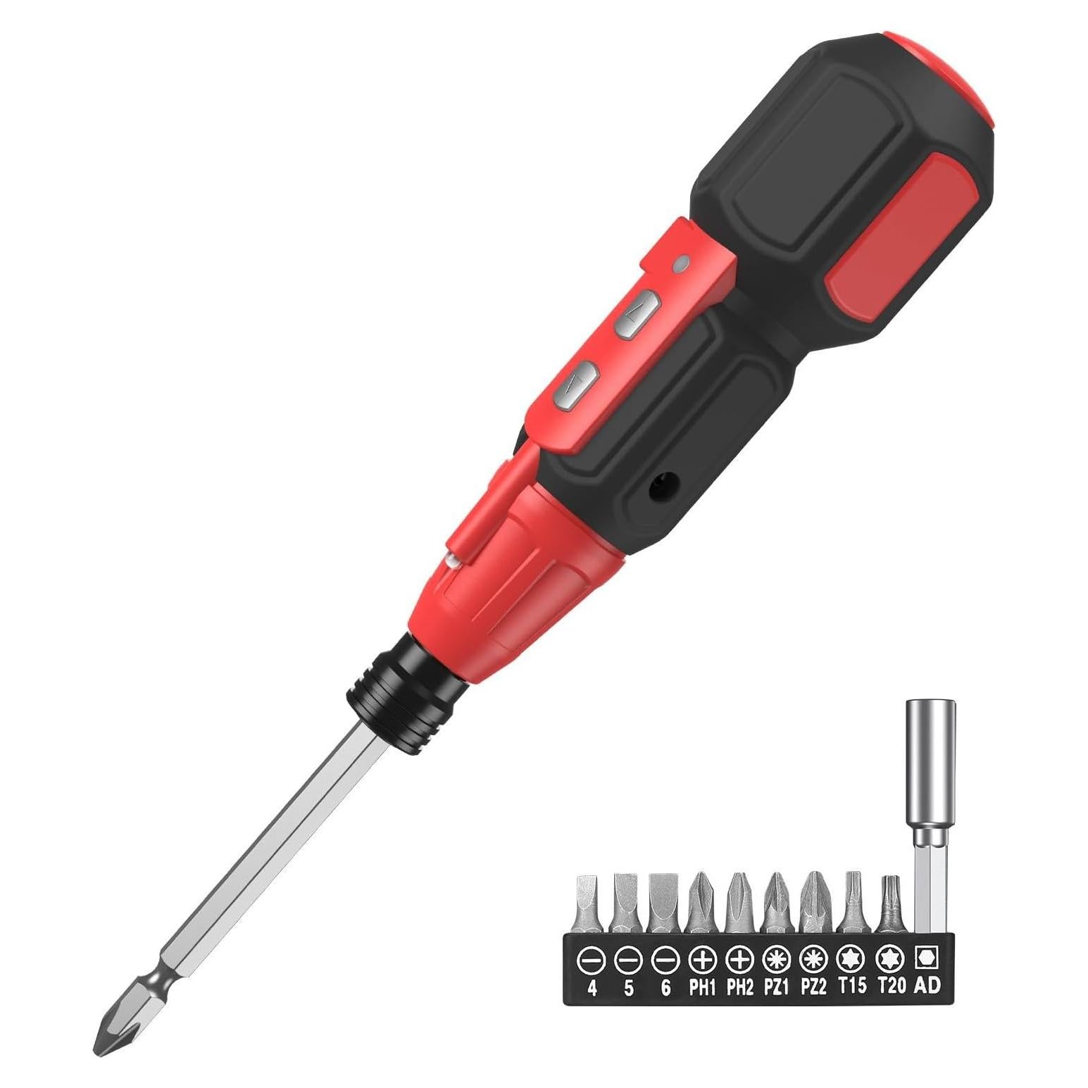 Destornillador Eléctrico LOFICOPER Inalámbrico 10 Puntas LED