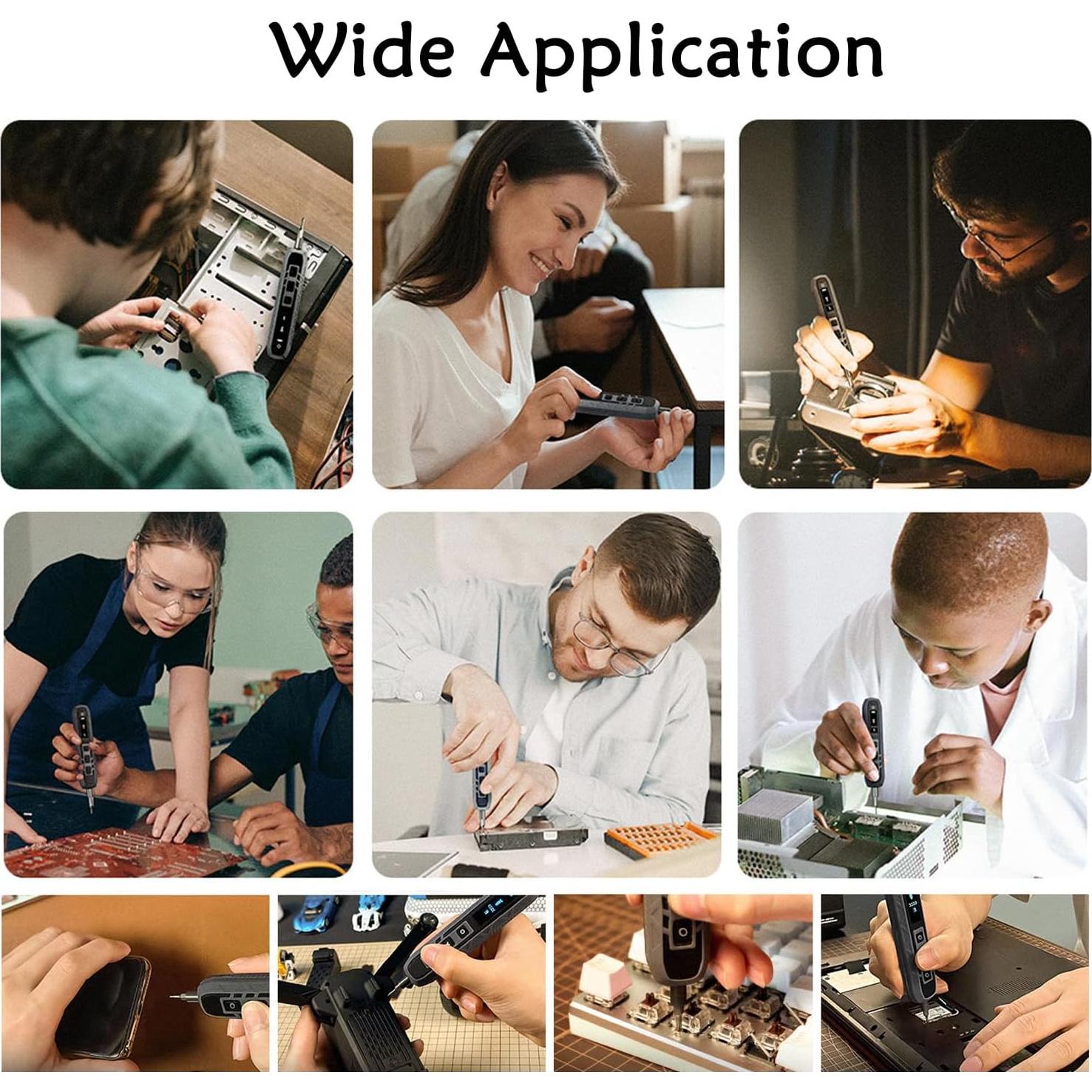 Juego de Destornillador Eléctrico ZNikoyidy 180 en 1 con 162 Puntas