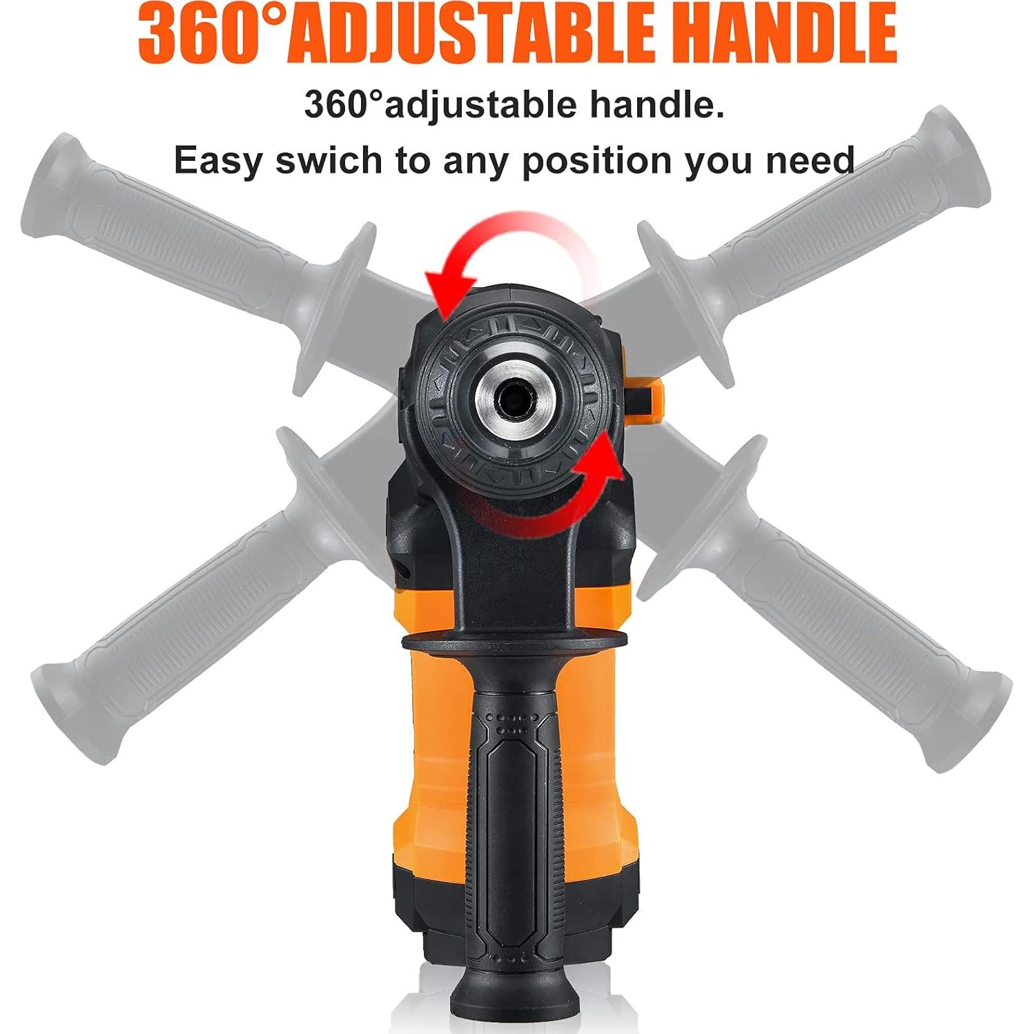 Taladro de Martillo SHIELDPRO 1500W 3 Funciones 7.53kg