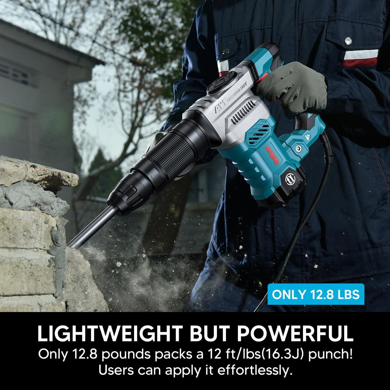 Martillo Demoledor ENEACRO ENDH45 11 Amp Ligero 5.8 kg