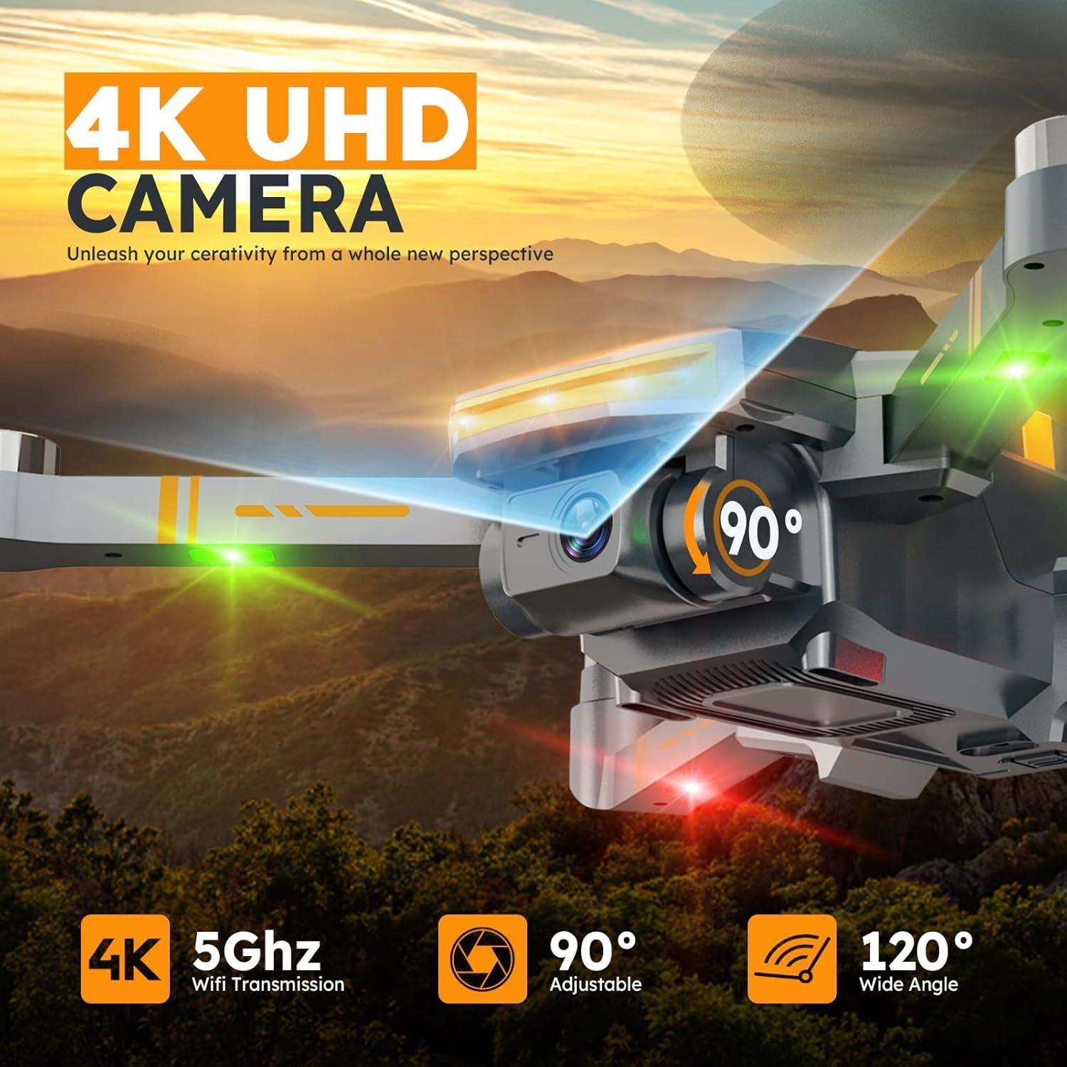 Dron KINGULL G9 4K con GPS y cámara plegable 0.48kg