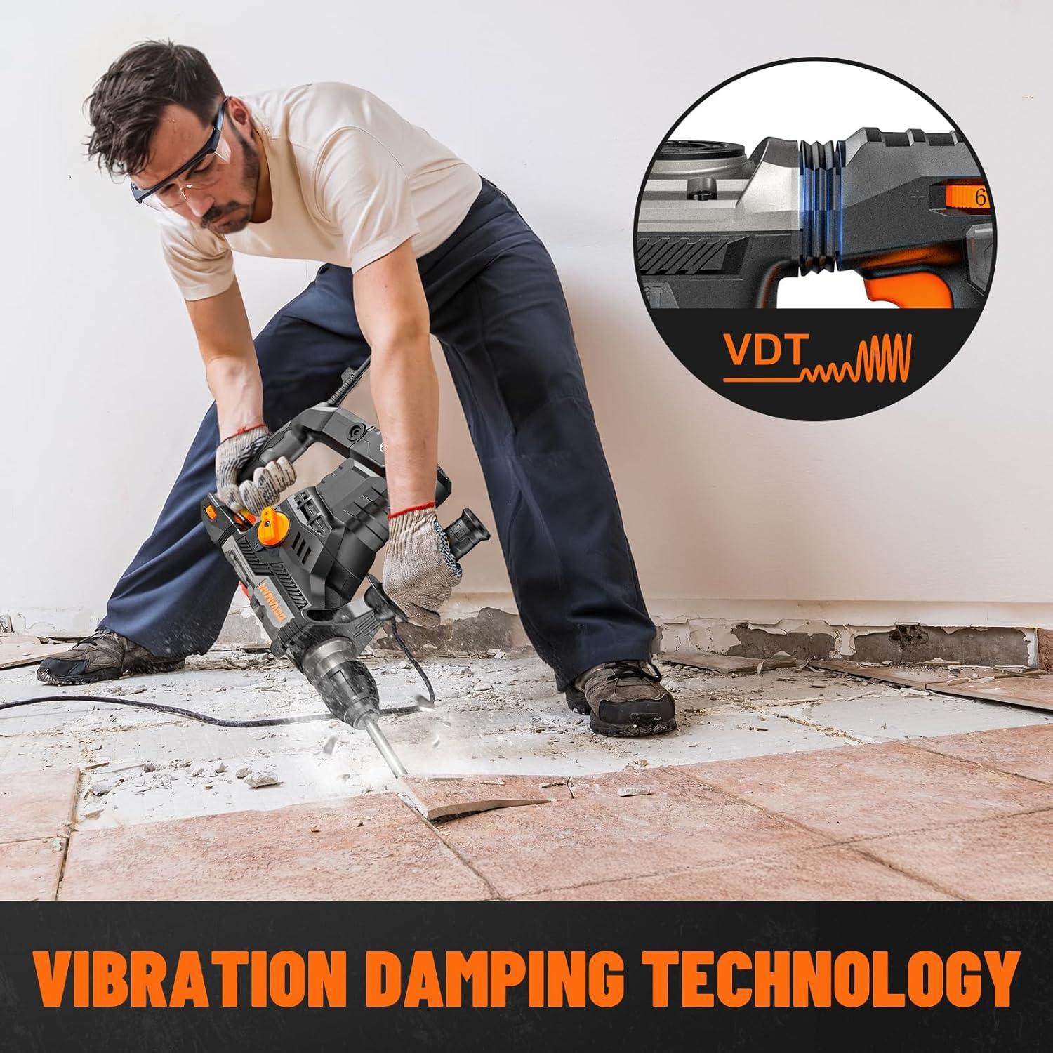 Martillo Perforador DOVAMAN RH15A 1500W 12.5A SDS-Plus