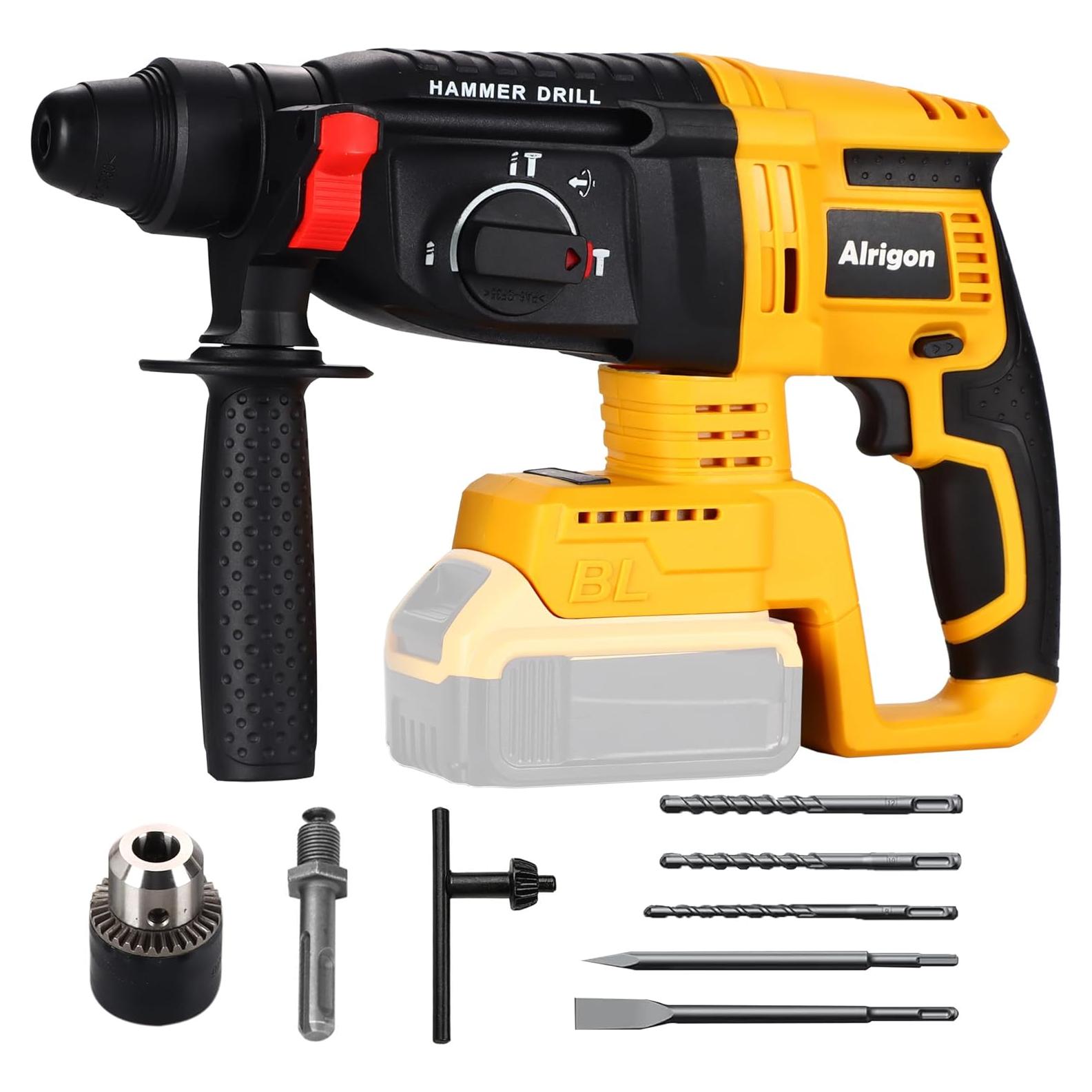 Martillo Perforador Inalámbrico Alrigon 20V SDS 2.6J