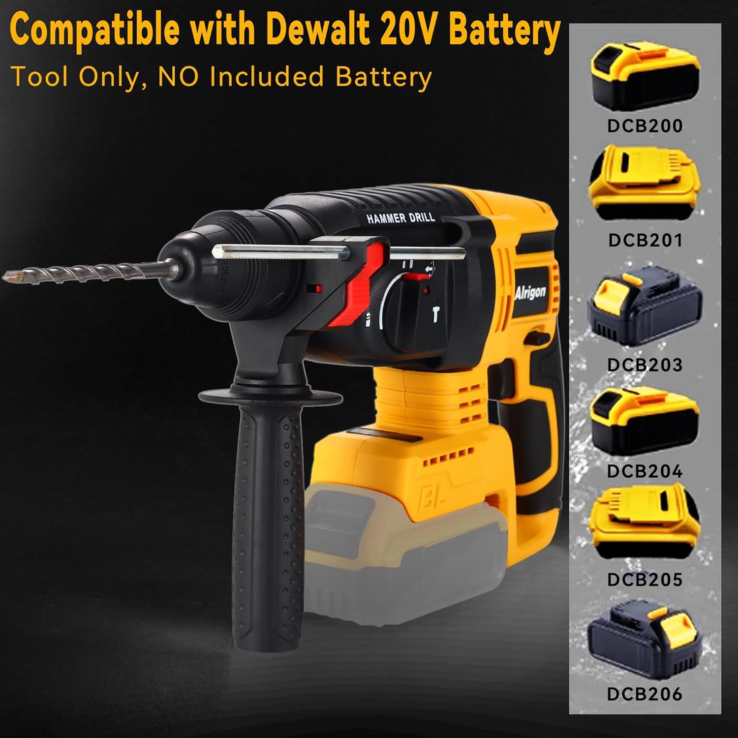 Martillo Perforador Inalámbrico Alrigon 20V SDS 2.6J