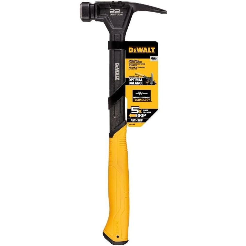 Martillo de enmarcar Dewalt DWHT51006 22Oz con agarre antideslizante